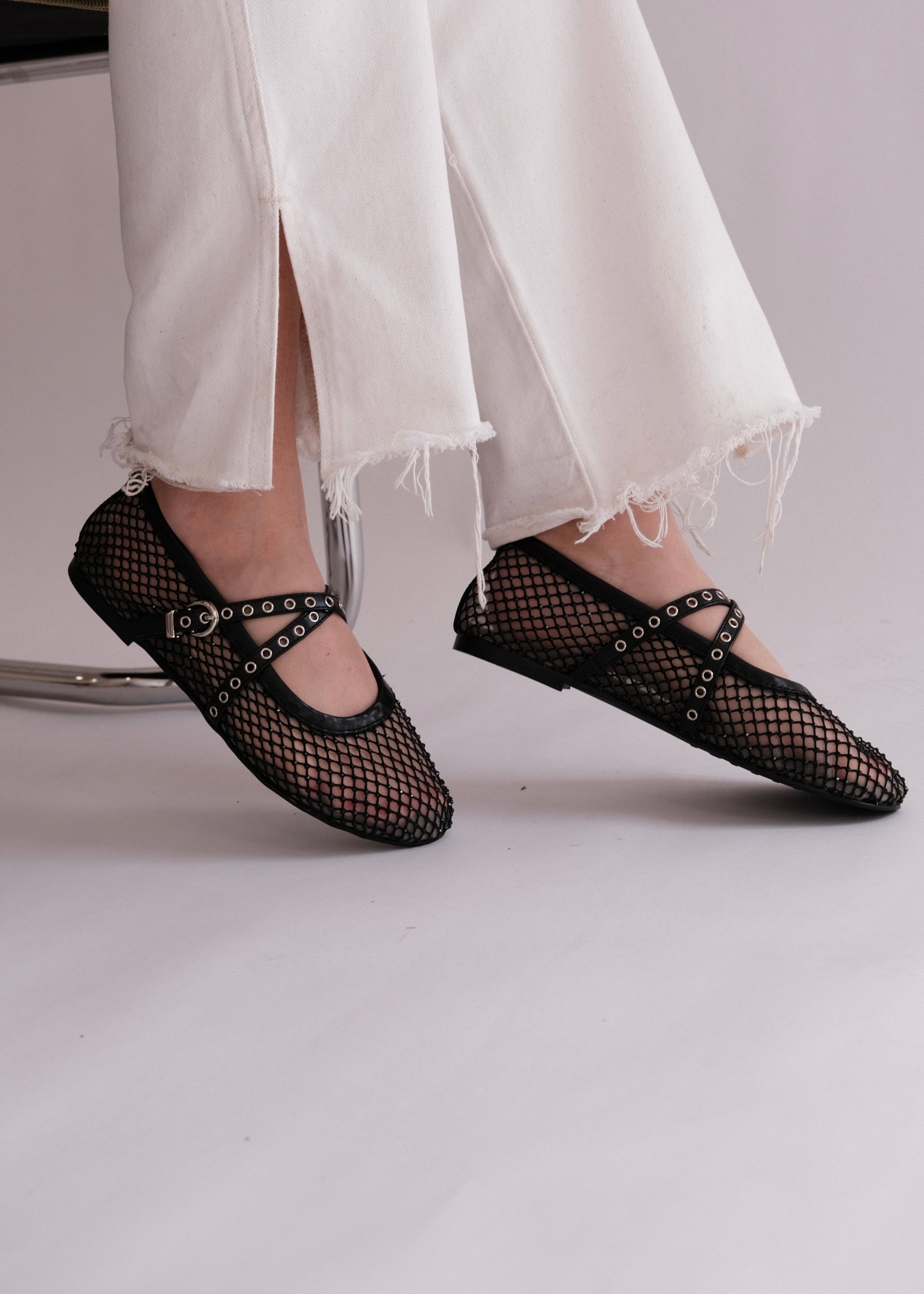 Ballerines Toral Vilma Black patent - L'adresse Corte