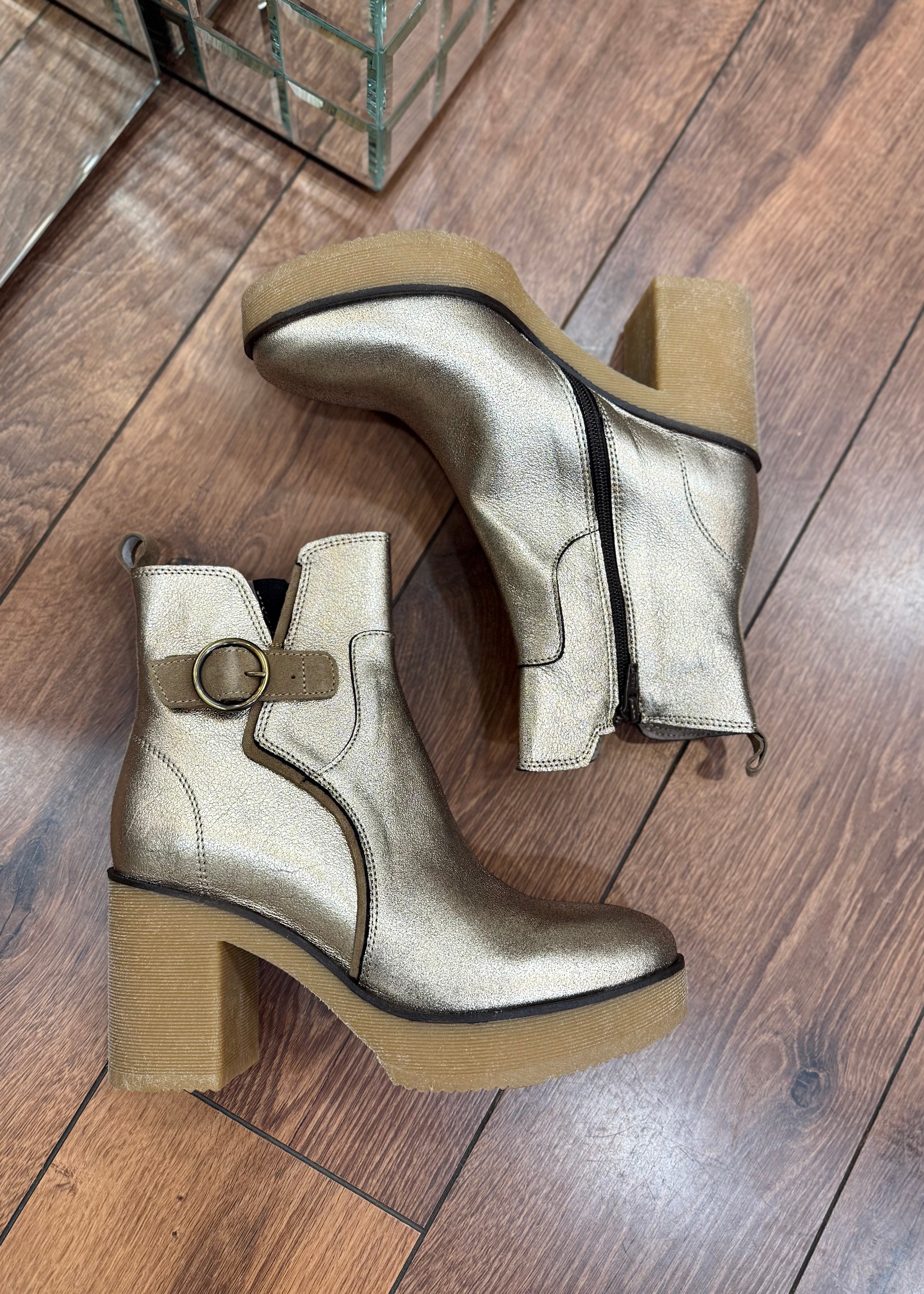 Bottines à talons MKD Lazlo Platino - L'adresse Corte