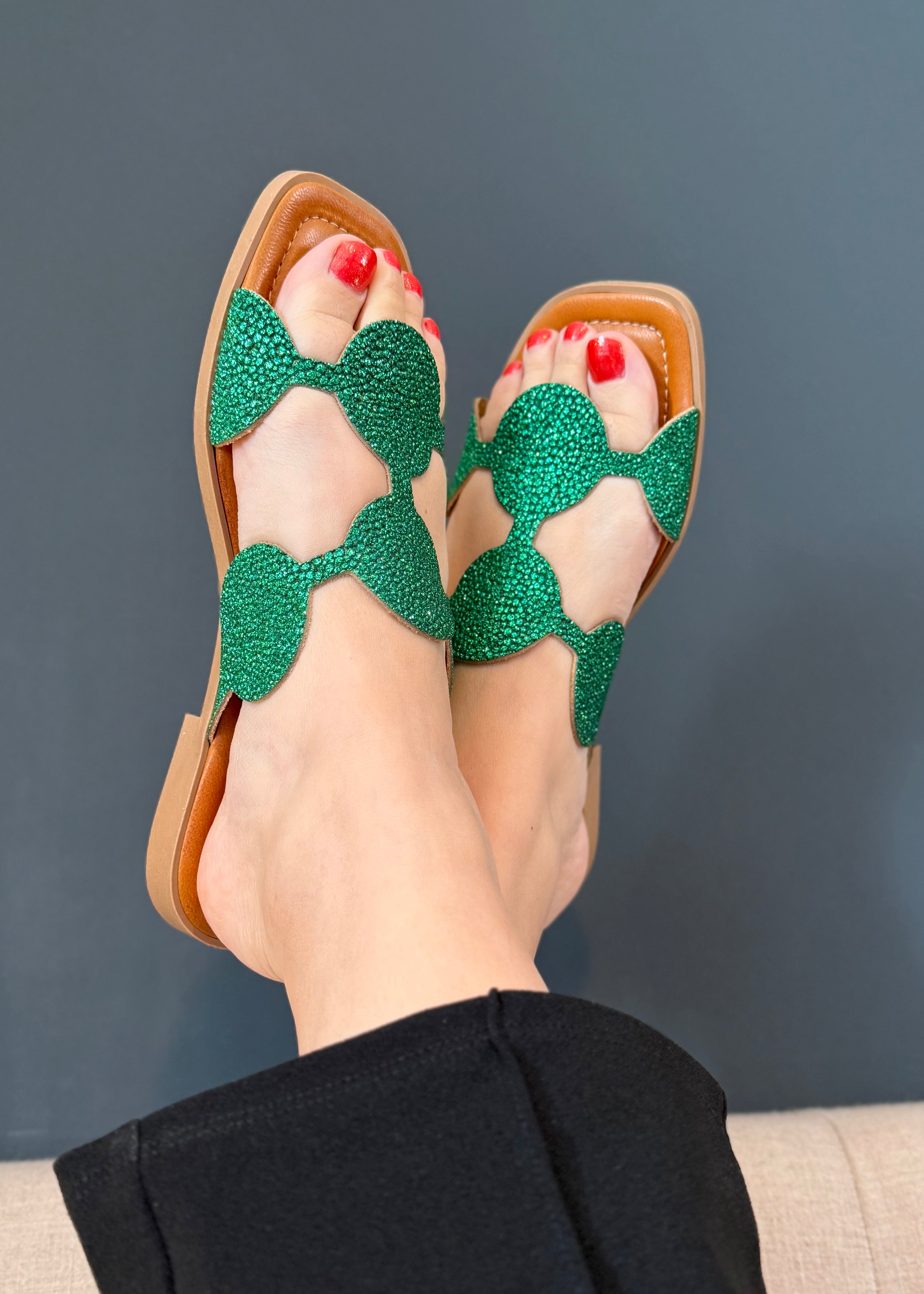 Sandales Donna Lucca 1739 Vert - L'adresse Corte