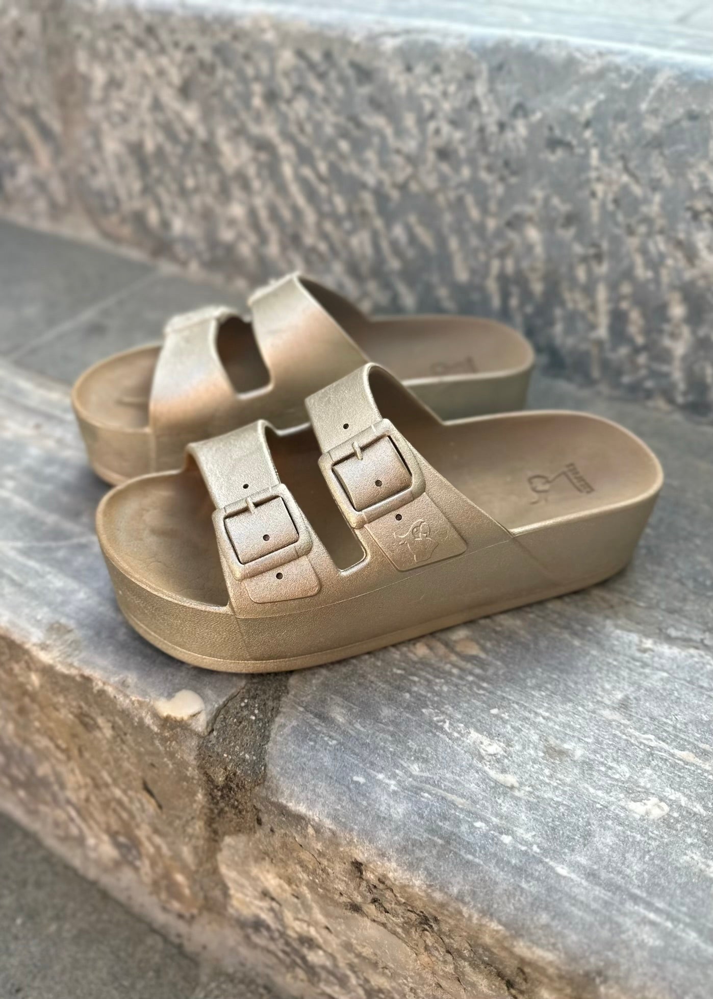 Sandales Cacatoès Caipirinha metallic Gold Cacatoès