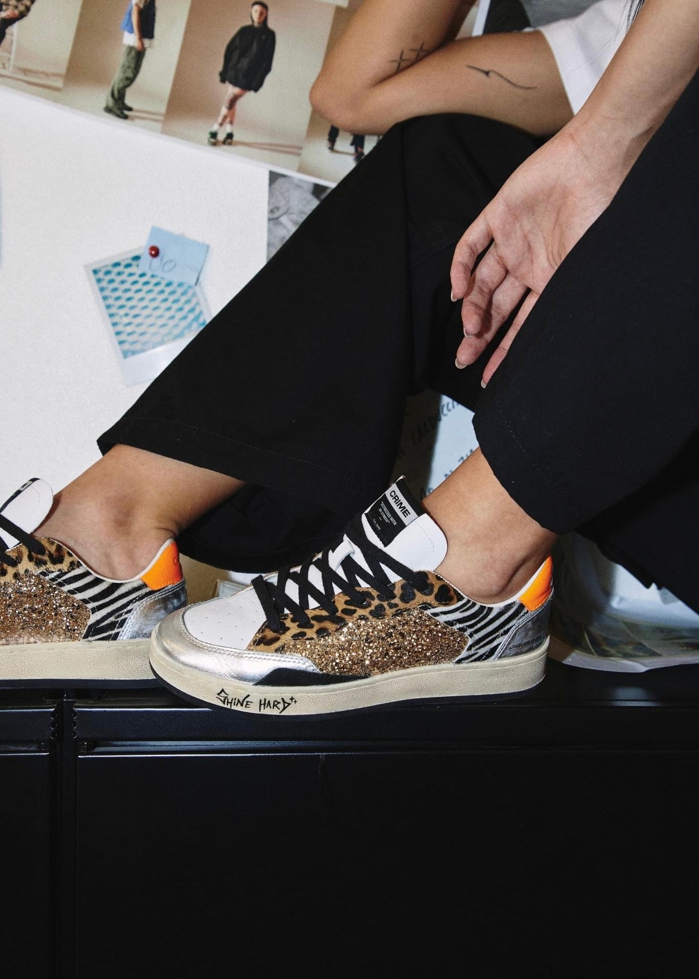 Baskets Crime London Chelsea 21201 Jungle - L'adresse Corte