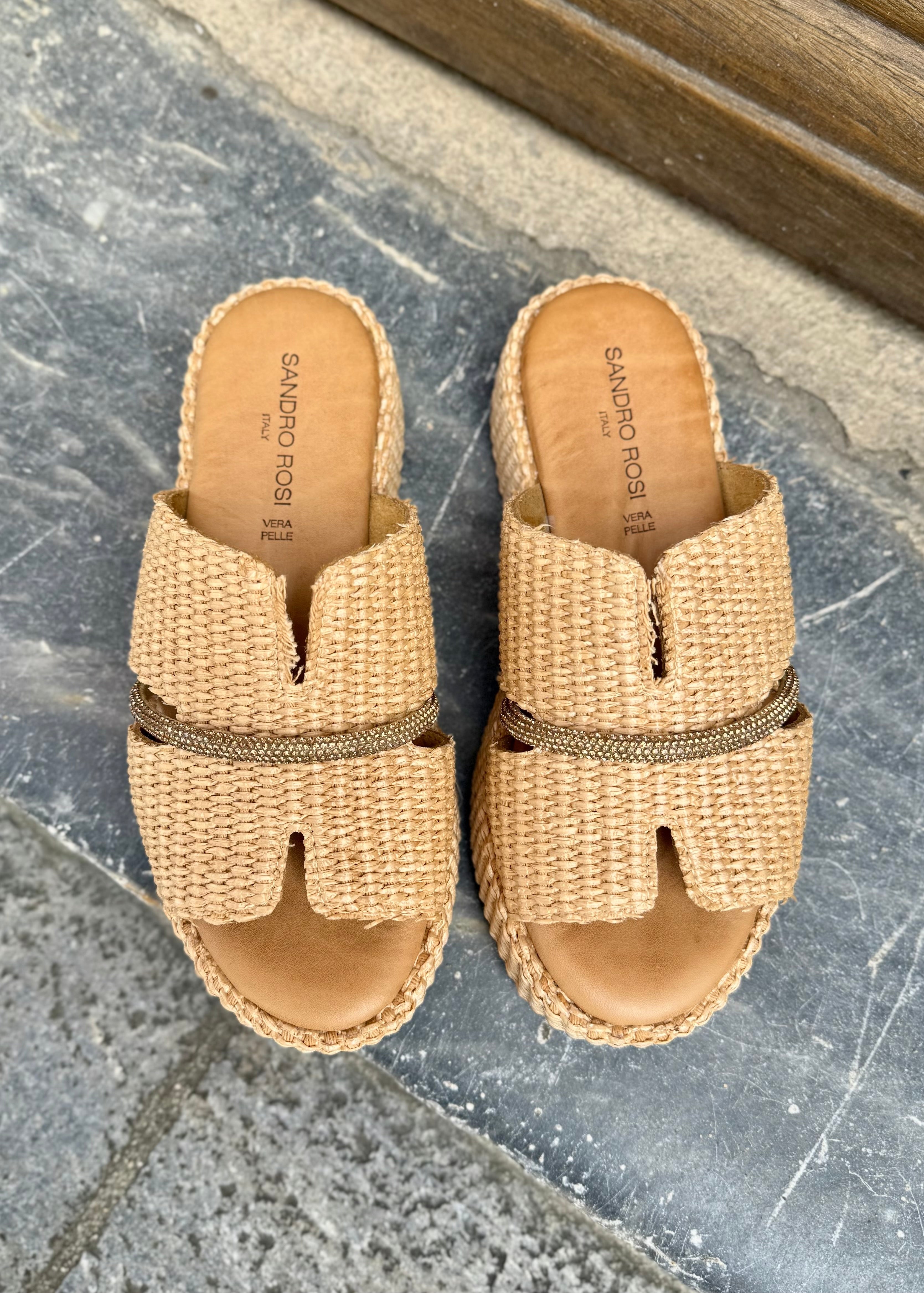 Mules plateformes Sandro Rosi Naturale Sandro Rosi