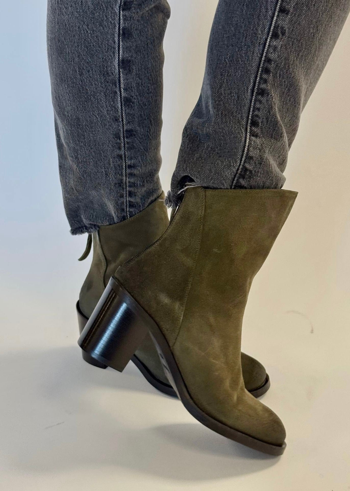 Bottines à talons Mat:20 S756 Nero Mat:20