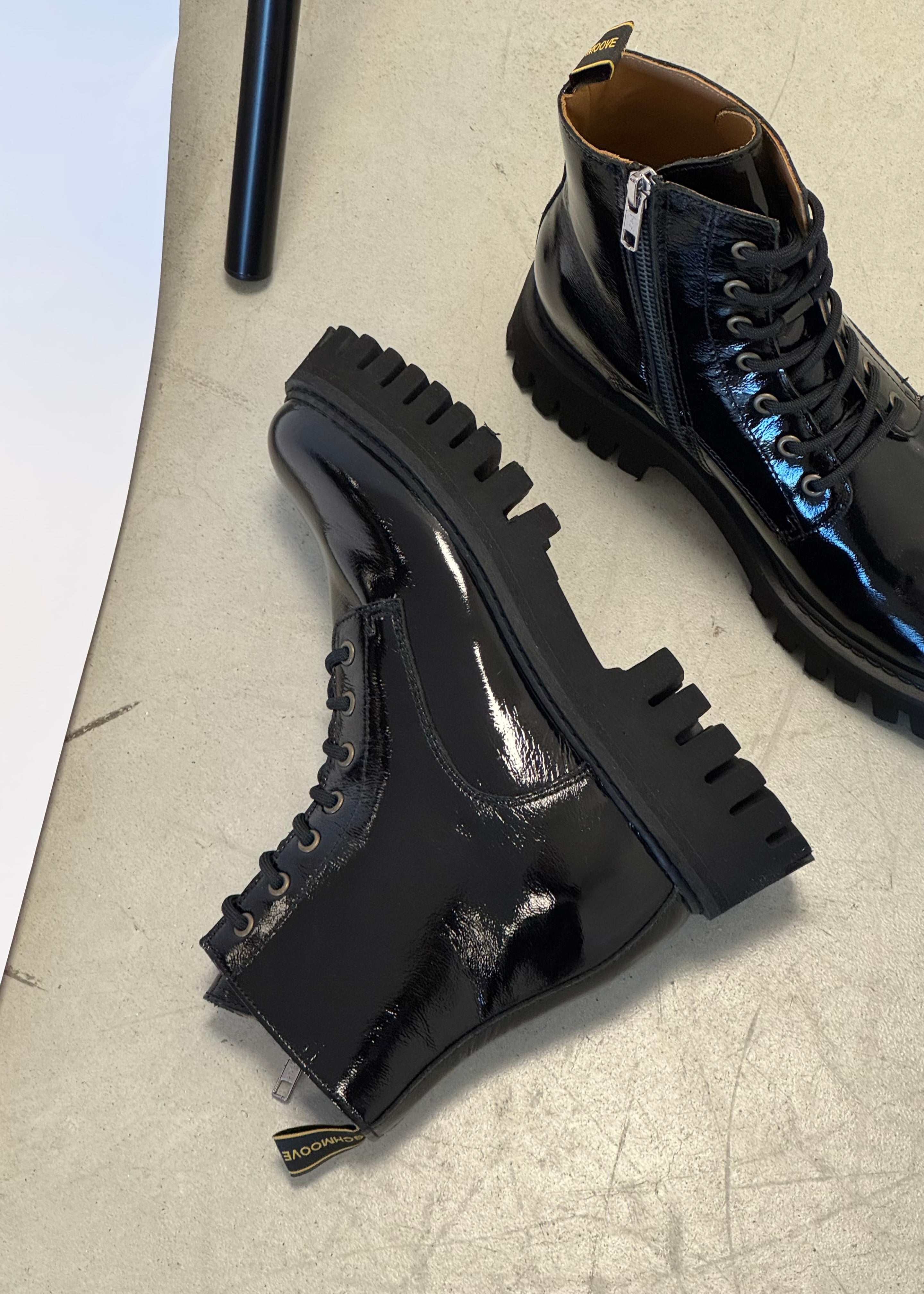 Bottines Schmoove Rotterdam lace up Black - L'adresse Corte