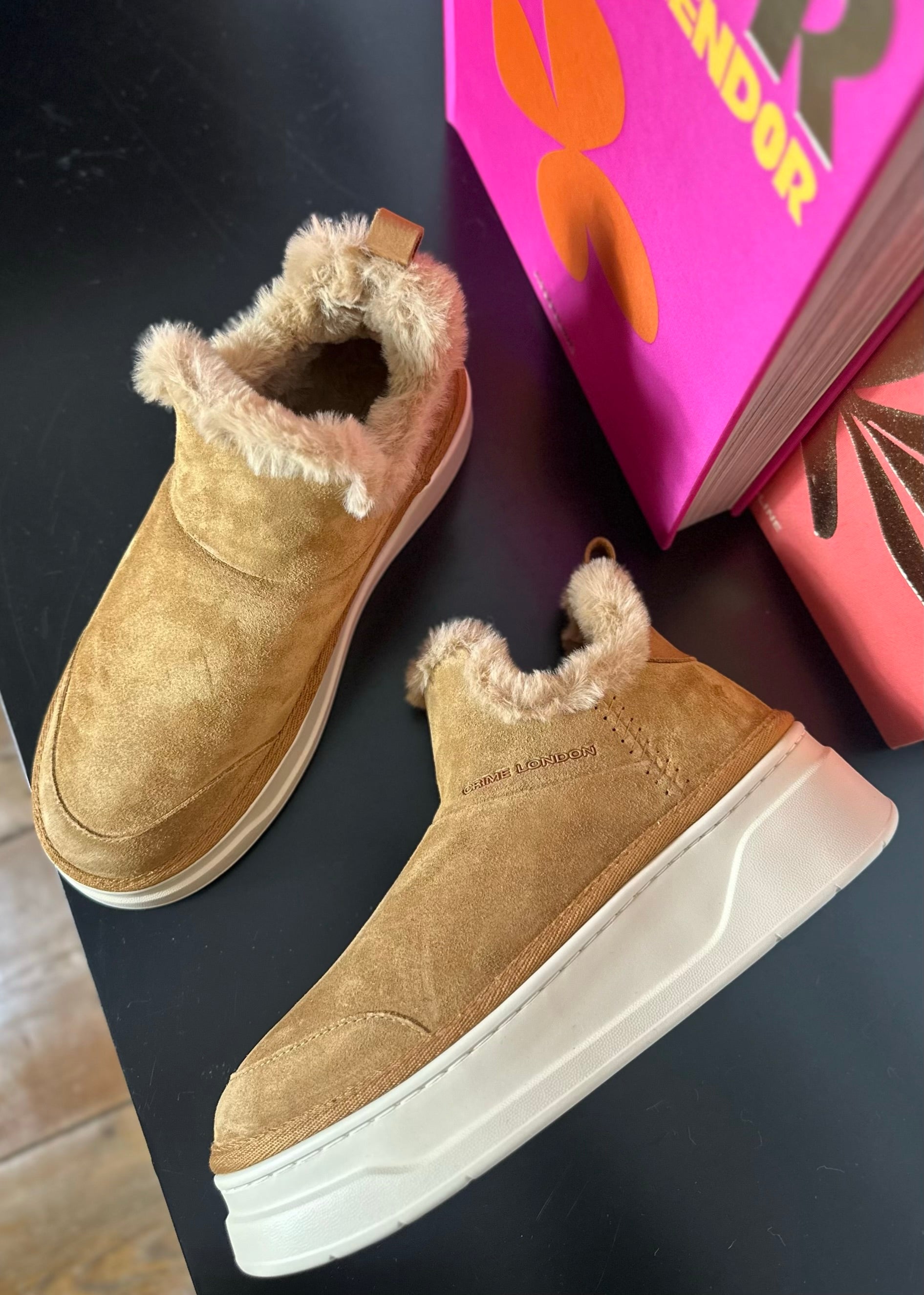 Boots Crime London Snooze cognac - L'adresse Corte