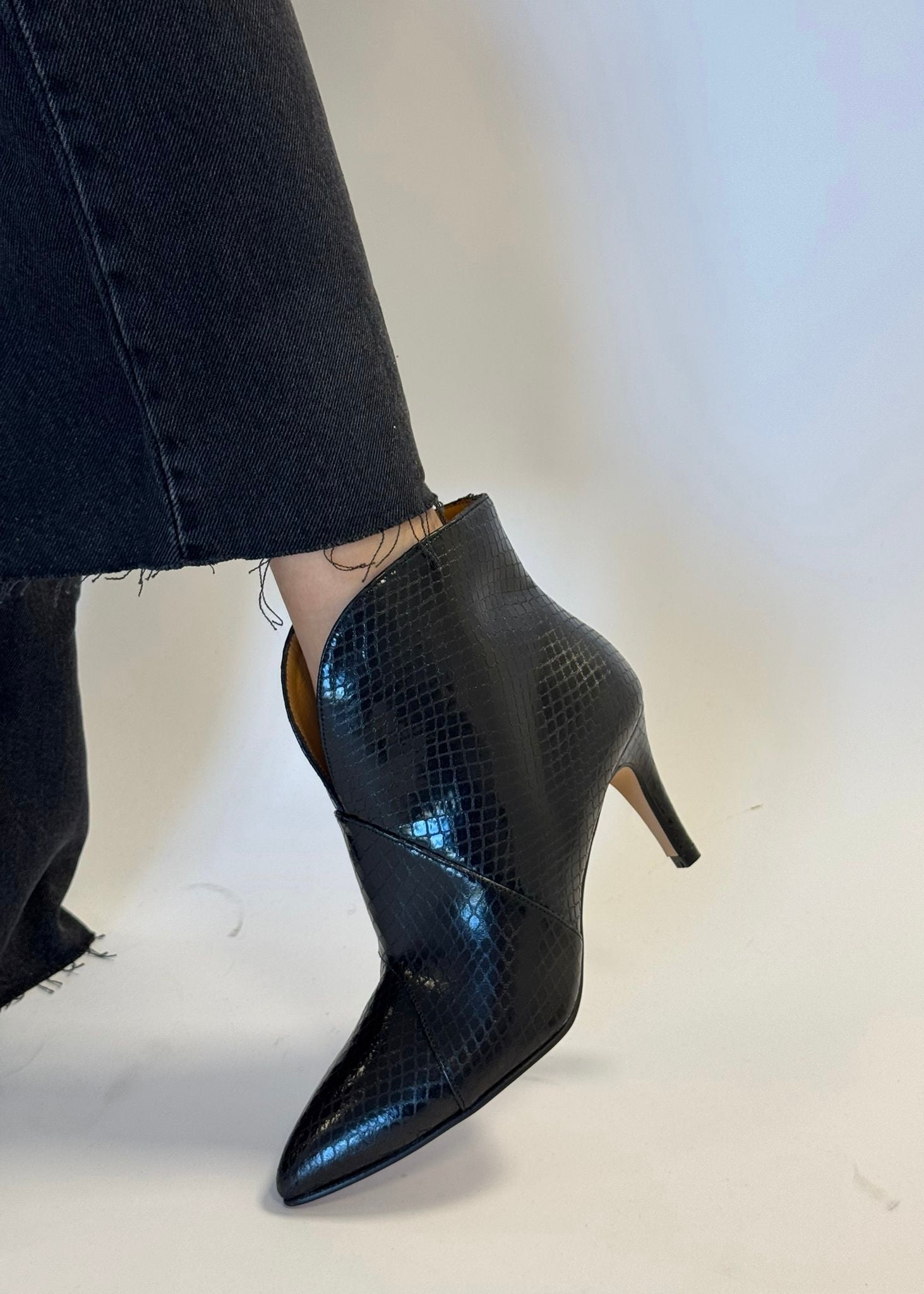 Bottines à talons Toral 12804 pipper Nero - L'adresse Corte