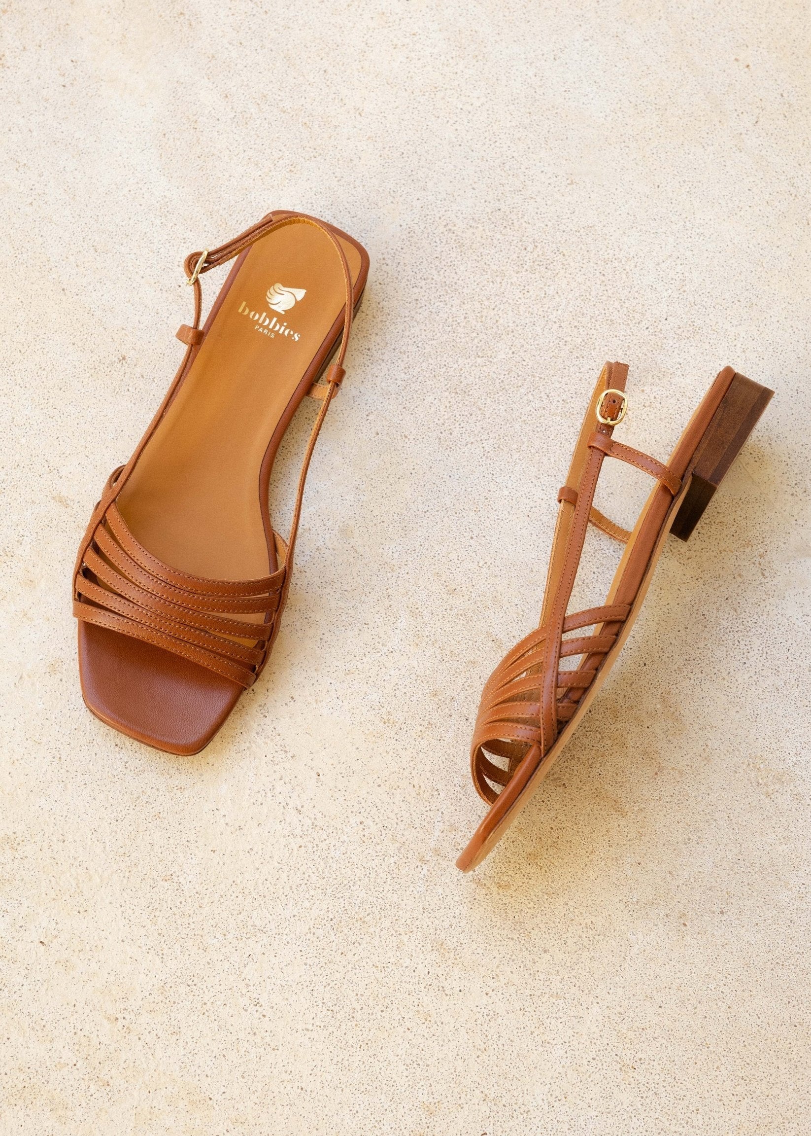 Sandales Bobbies Diana Camel Bobbies