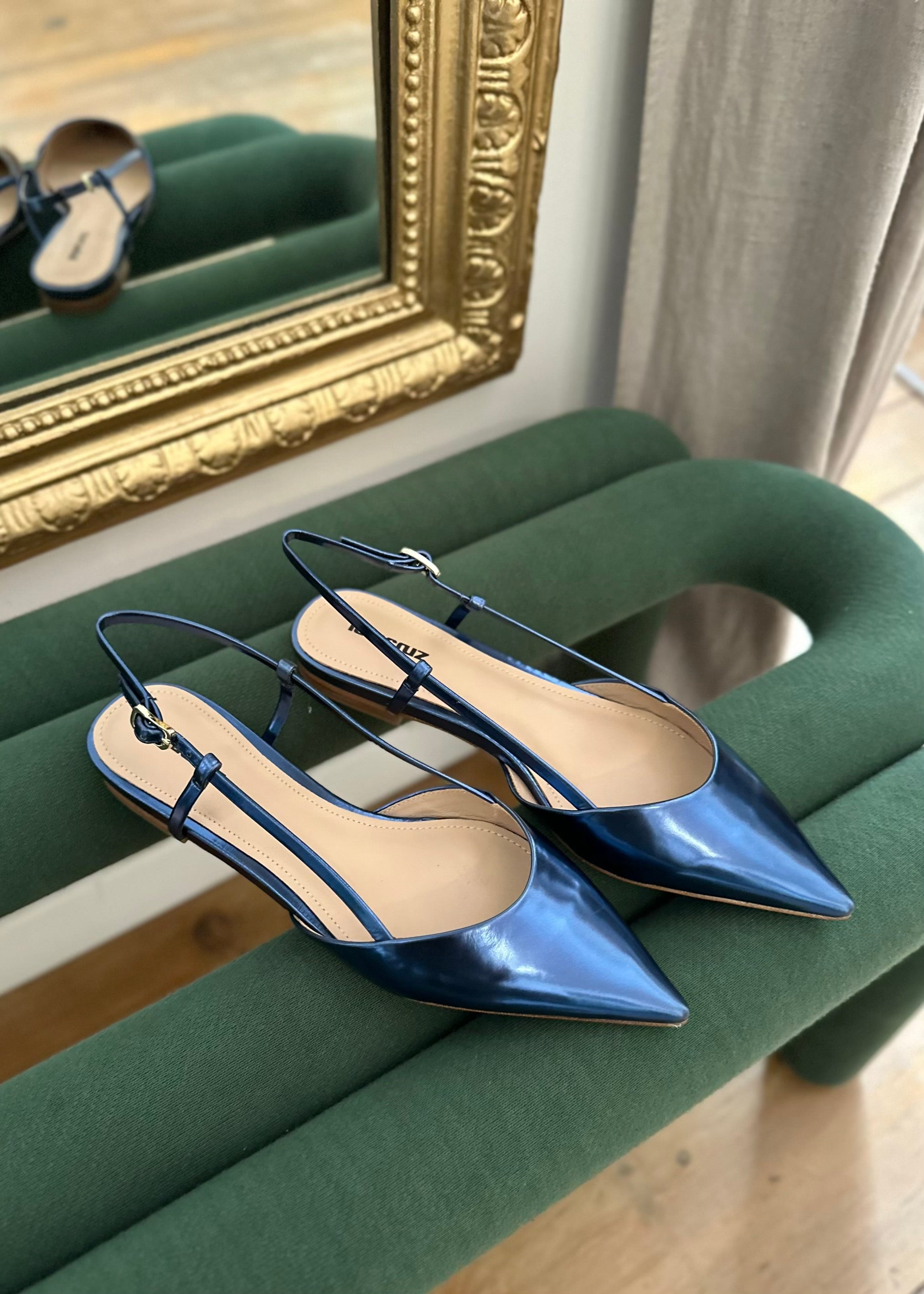 Slingbacks Lola Cruz Carmen Azul - L'adresse Corte