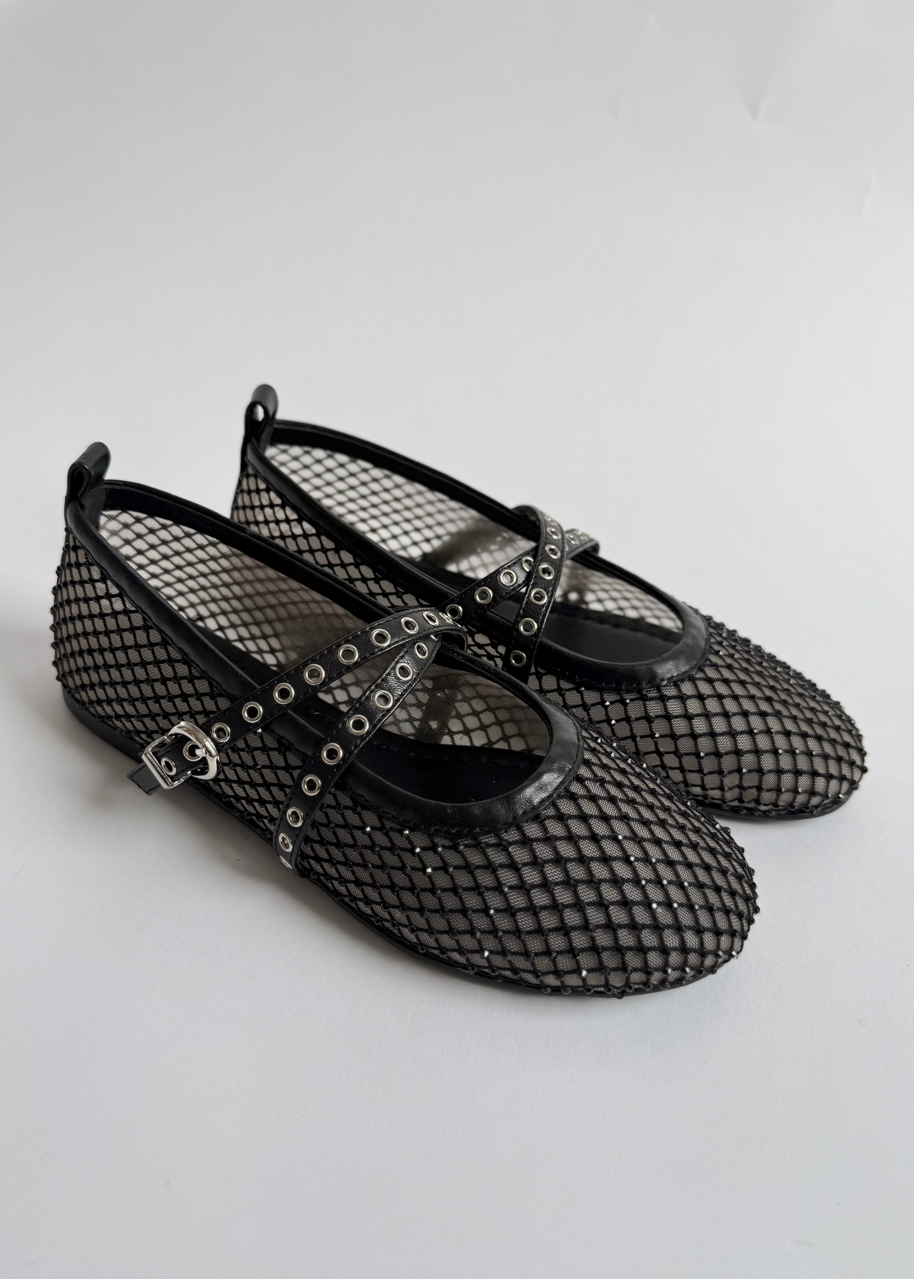Ballerines Toral Vilma Black patent - L'adresse Corte