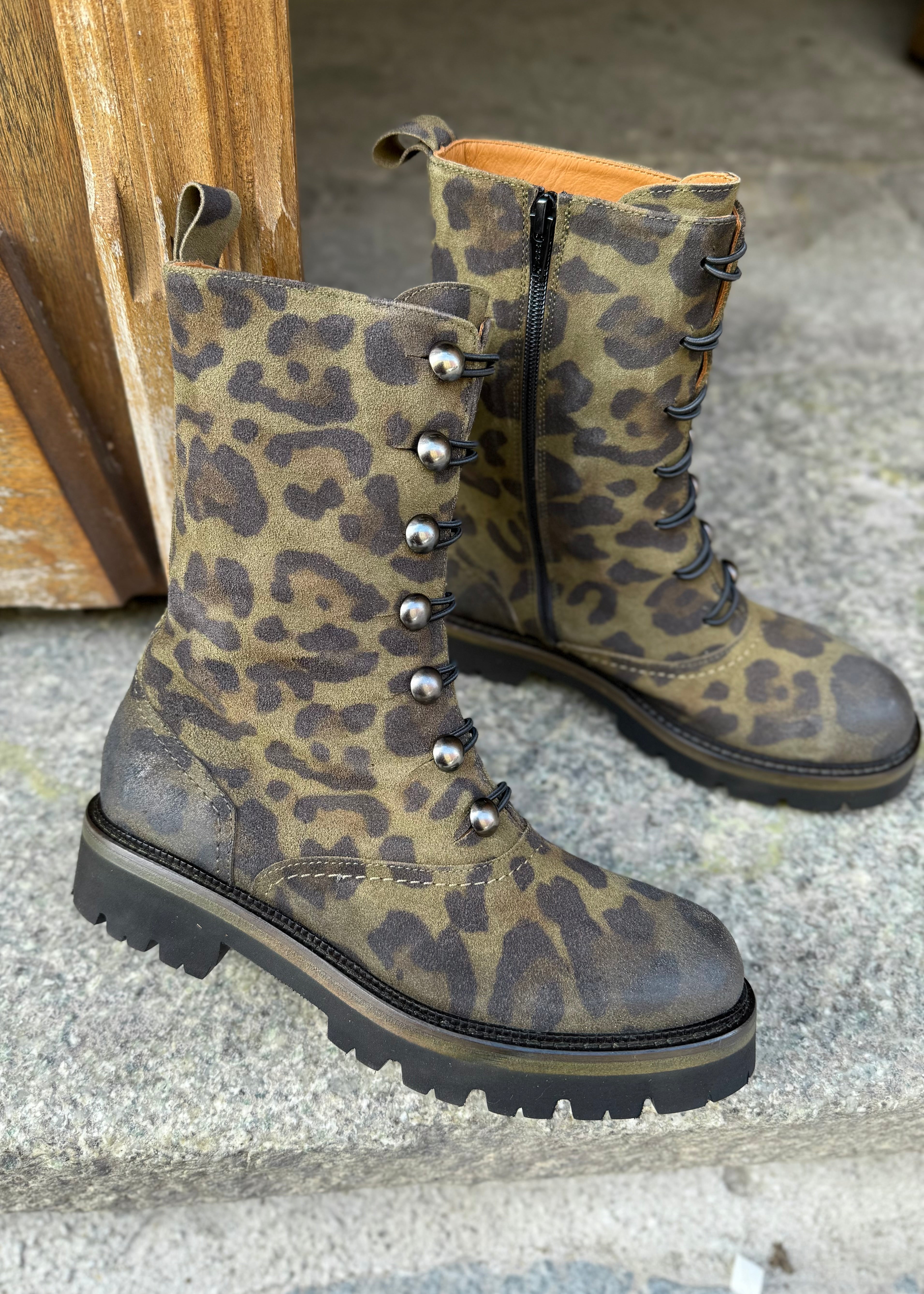 Bottines Mat:20 Carrie 7390 Léo kaki Mat:20