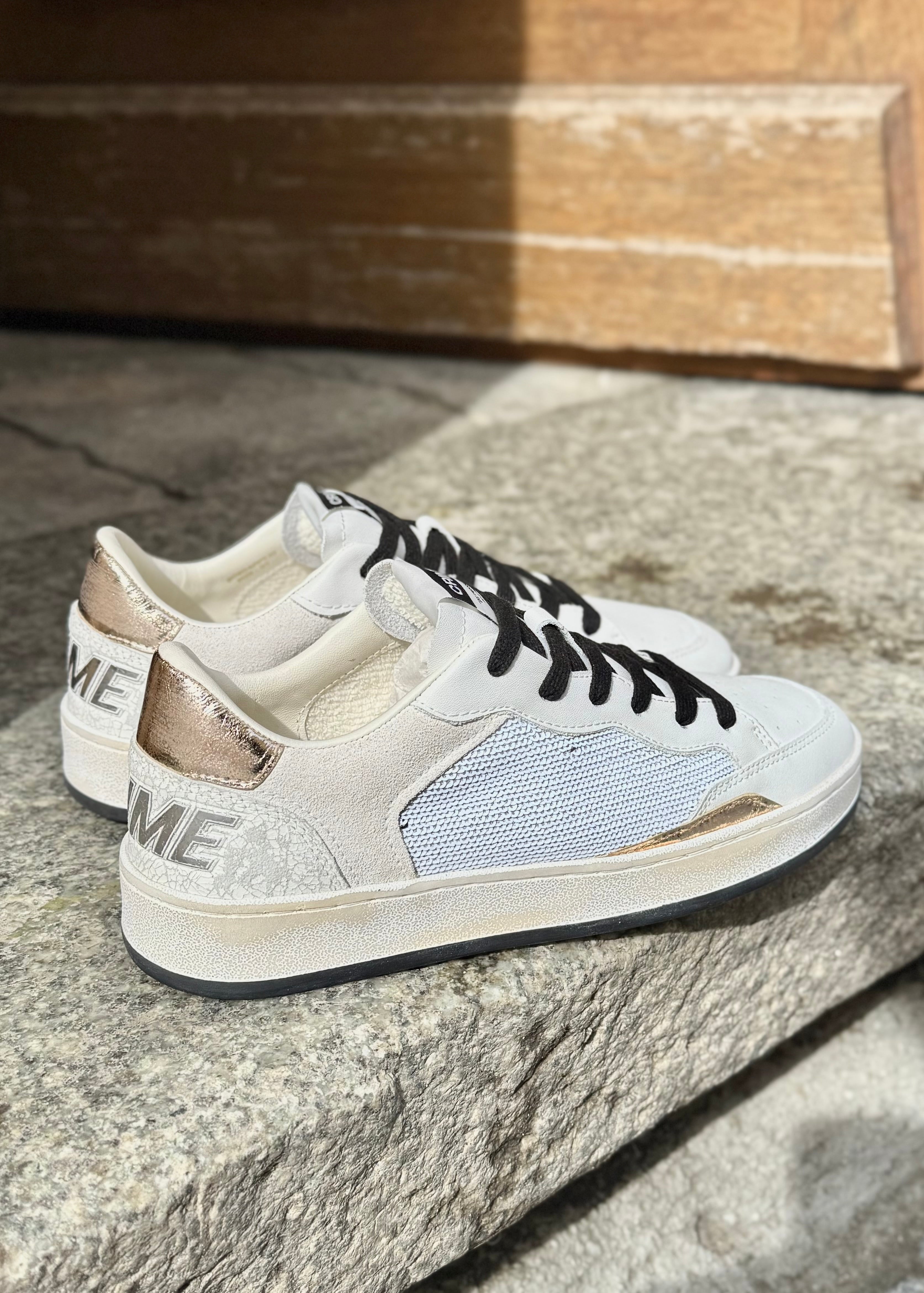 Baskets Crime London Chelsea Platinum - L'adresse Corte