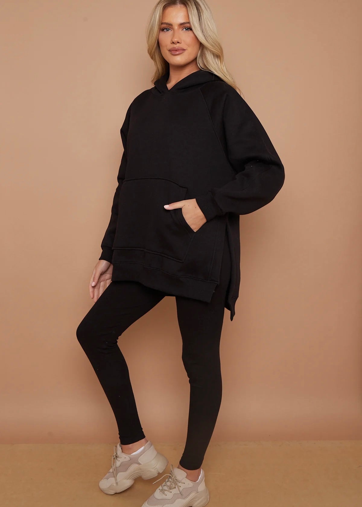 Ensemble oversized Sweat/legging noir L'adresse Corte