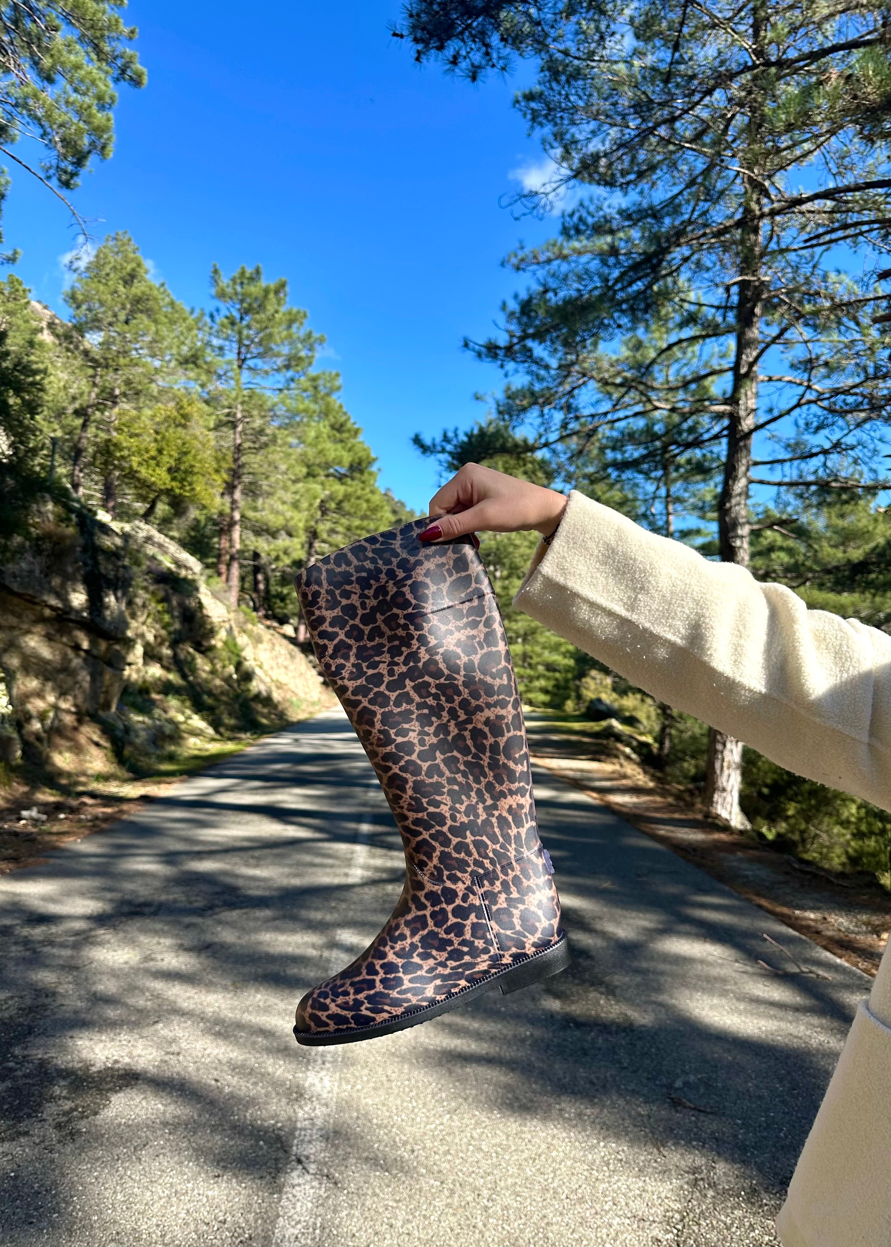 Bottes de pluie Léopard - L'adresse Corte
