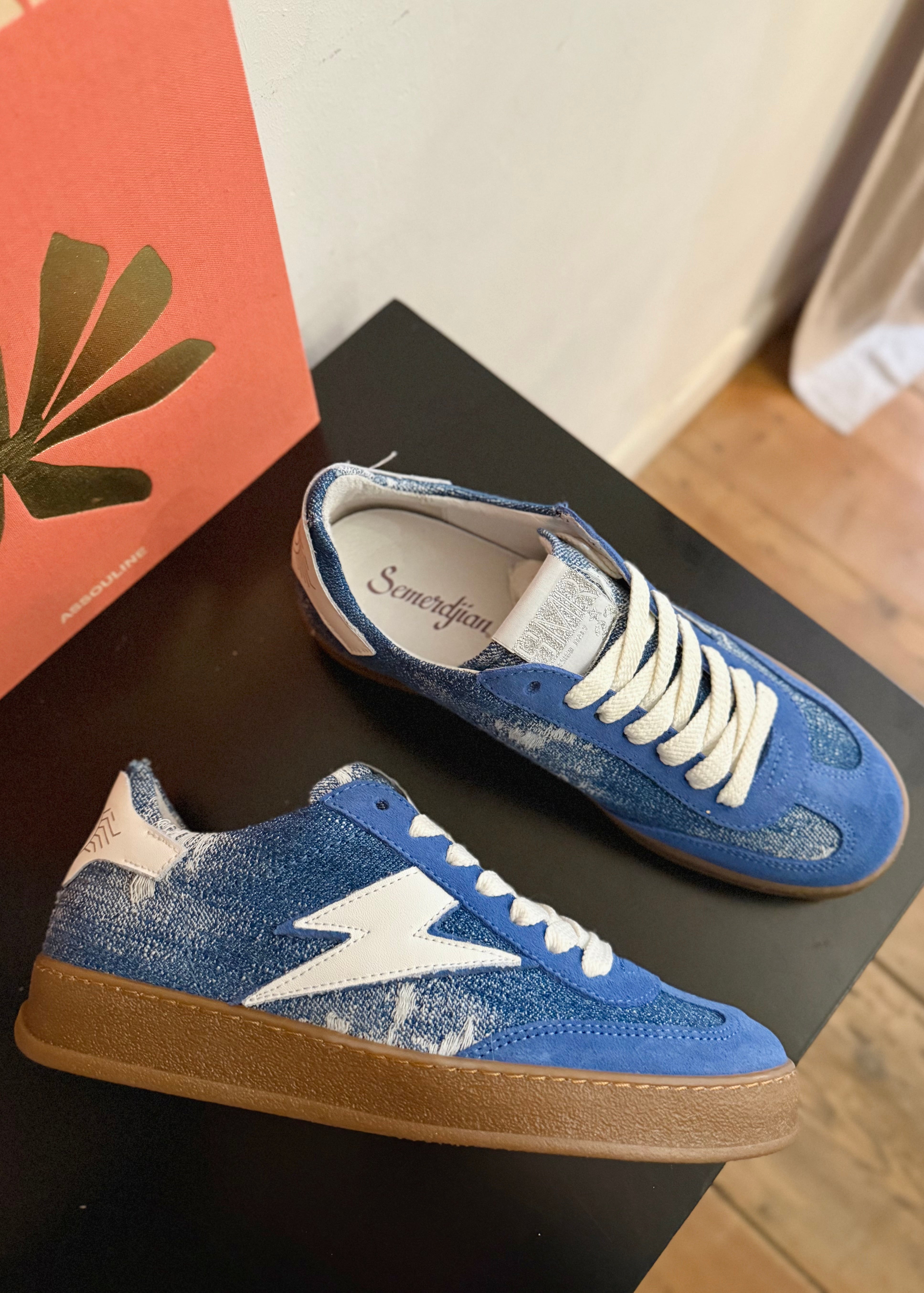 Baskets Semerdjian Risy 11318 Denim - L'adresse Corte