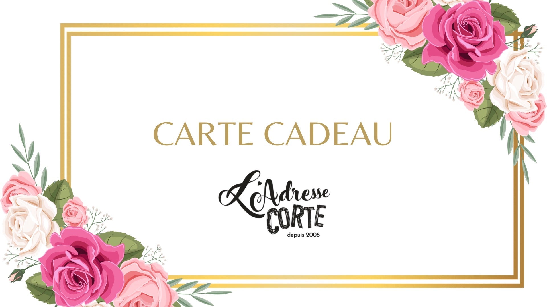 Carte Cadeau L'Adresse Corte L'adresse Corte