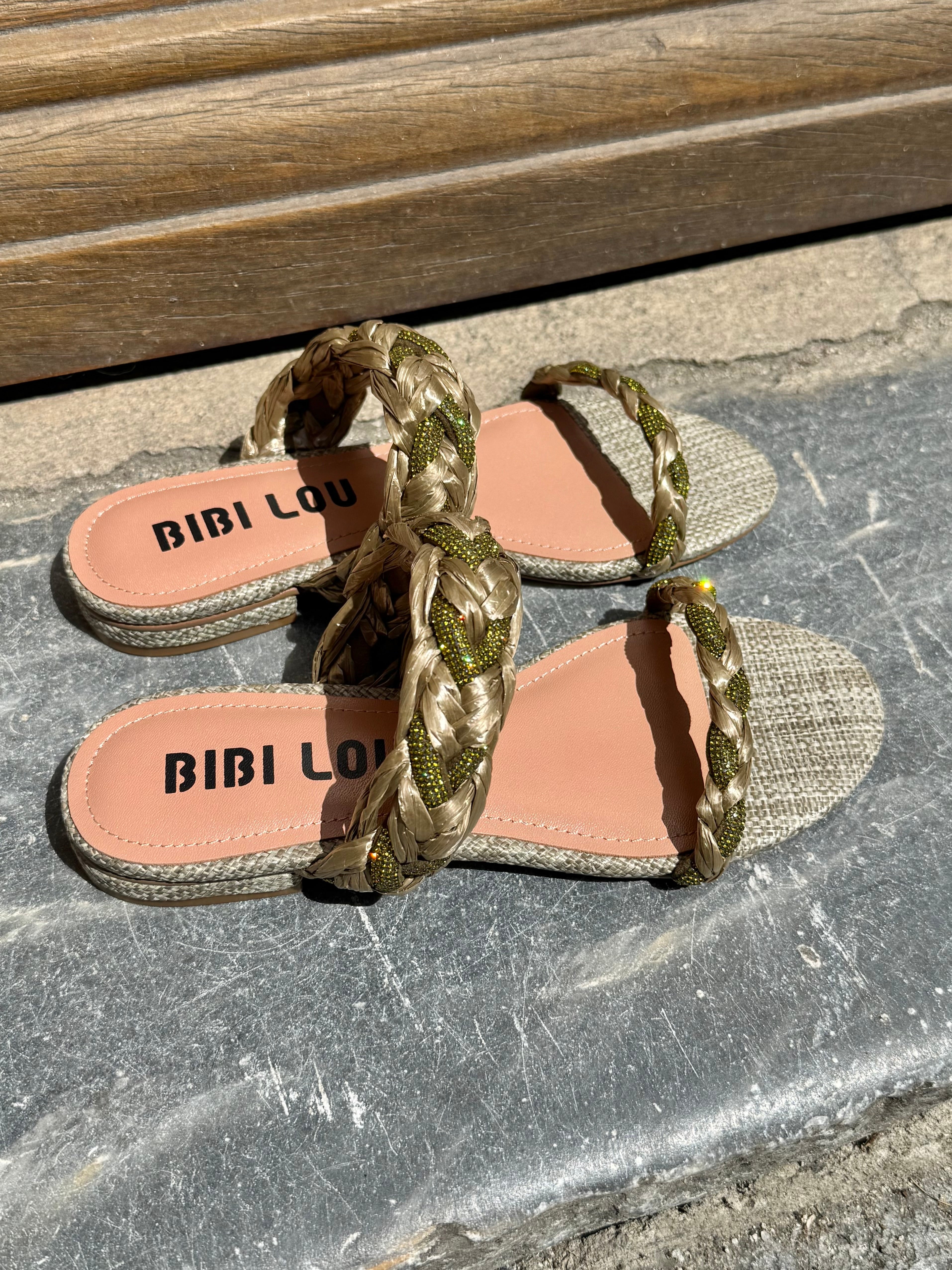 Sandales Bibi Lou Maé Raphia/Kaki Bibi Lou