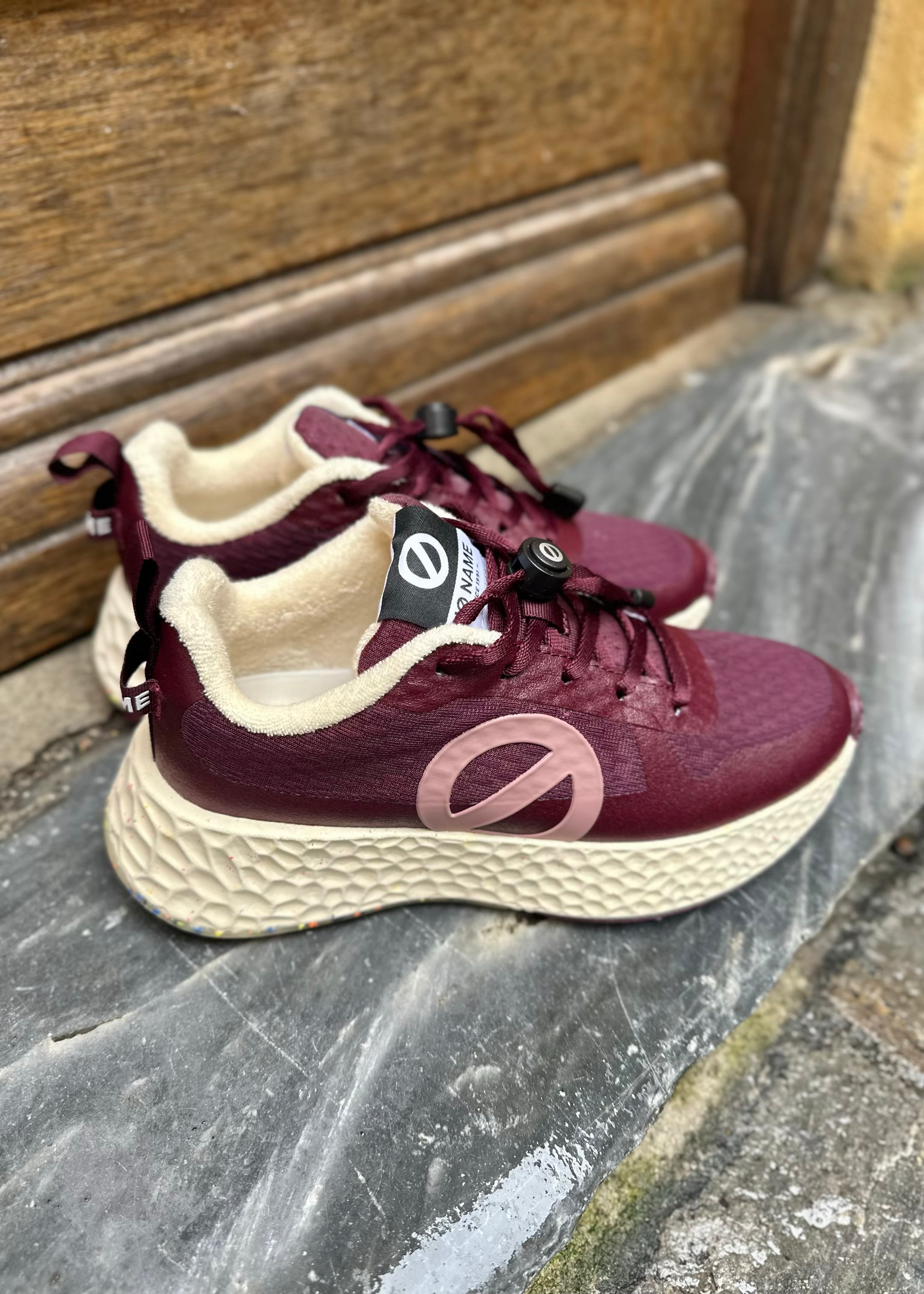 Baskets No Name Carter Fly - Burgundy - L'adresse Corte