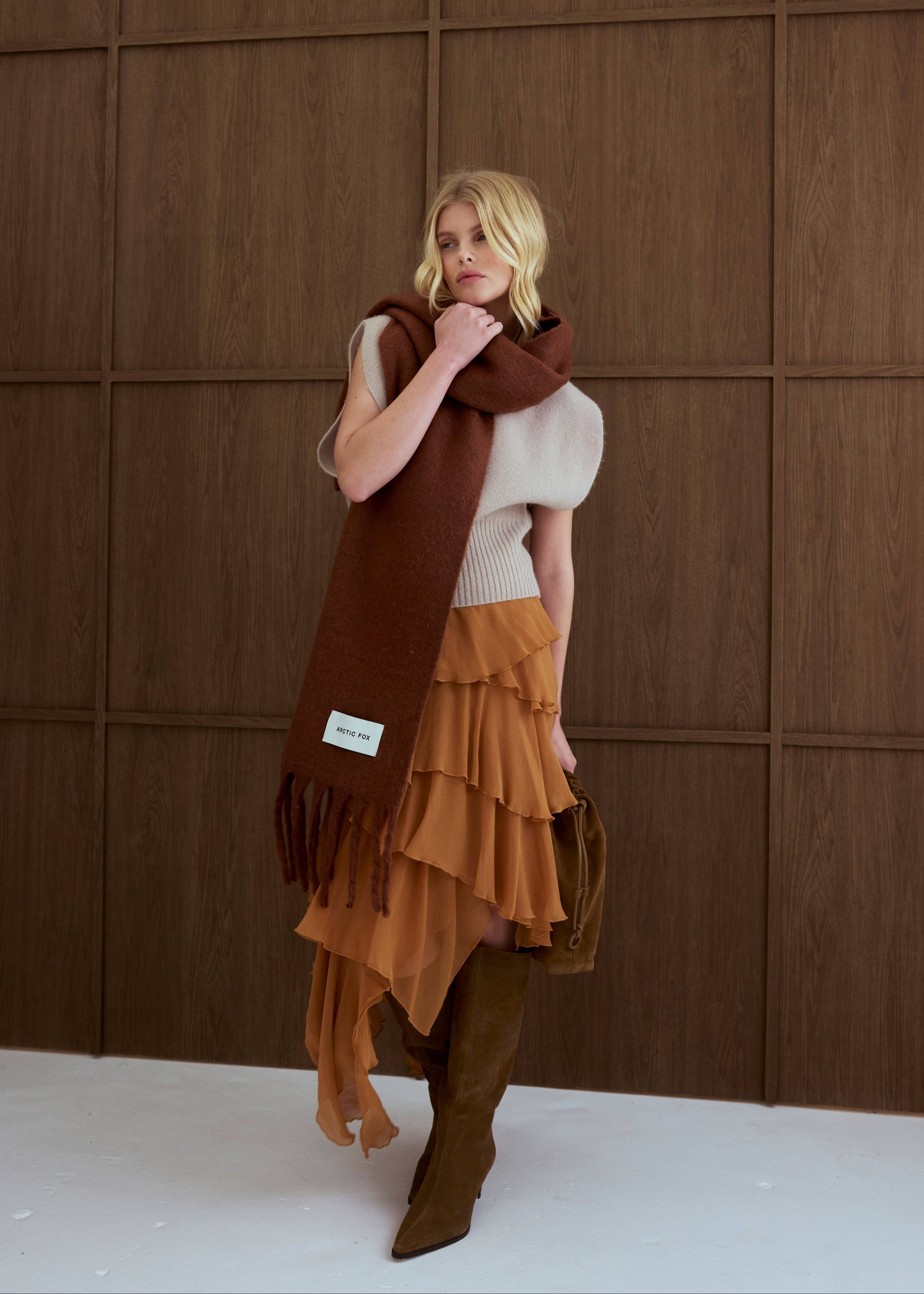 L'écharpe Stockholm ARCTIC FOX & CO. Sépia ARCTIC FOX & CO.