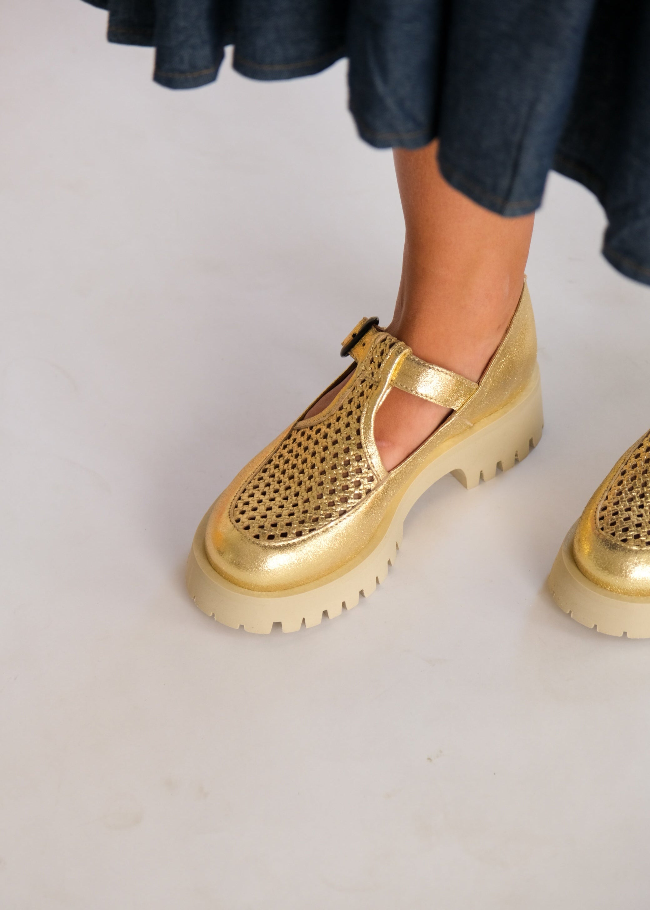 Derbies Minka design Iride Gold Minka Design