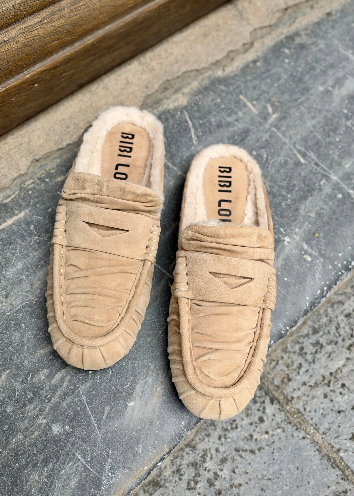 Mocassins Bibi Lou Lyria trench fur Bibi Lou