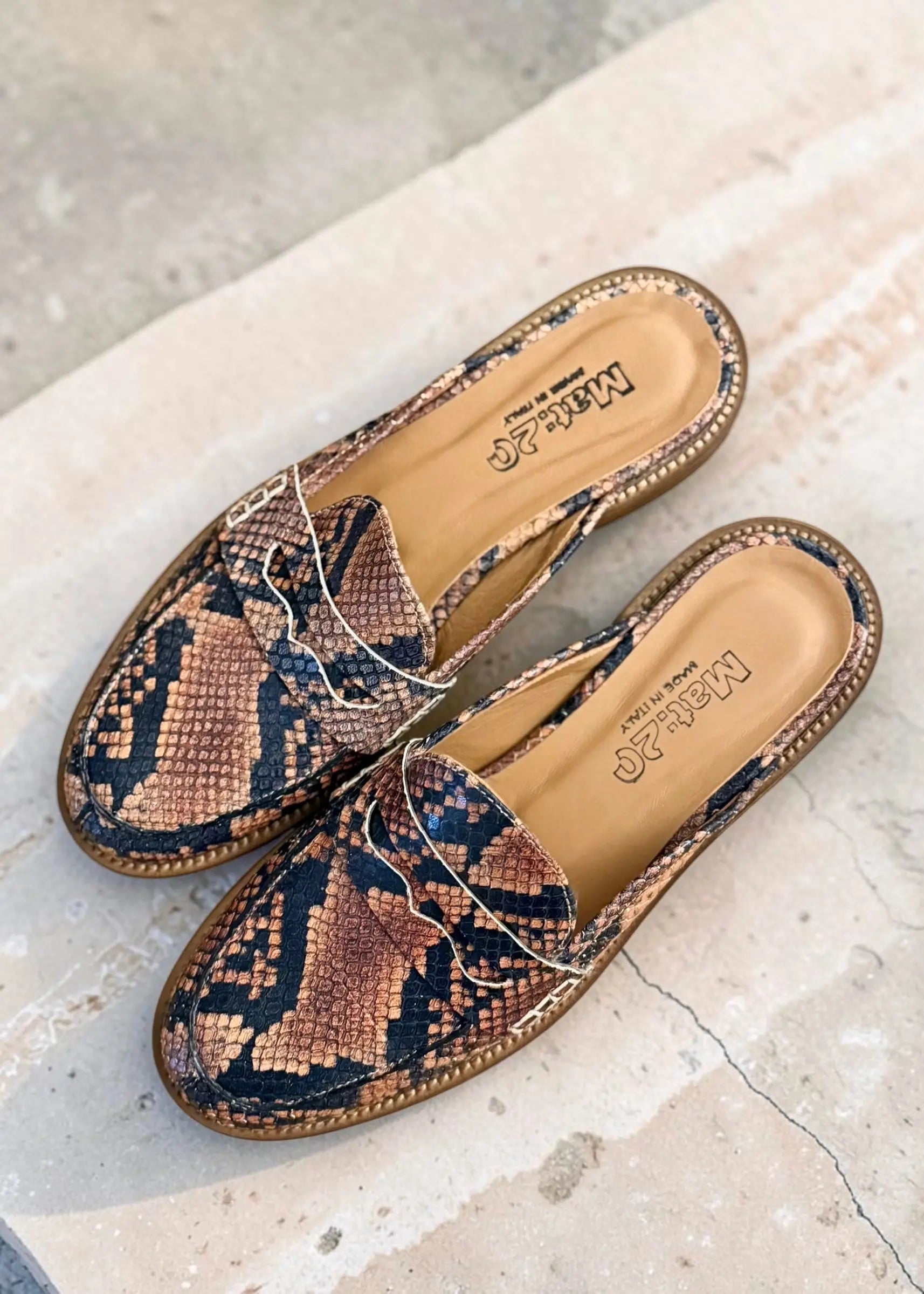 Mocassins Mat:20 9024 pitone blush Mat:20
