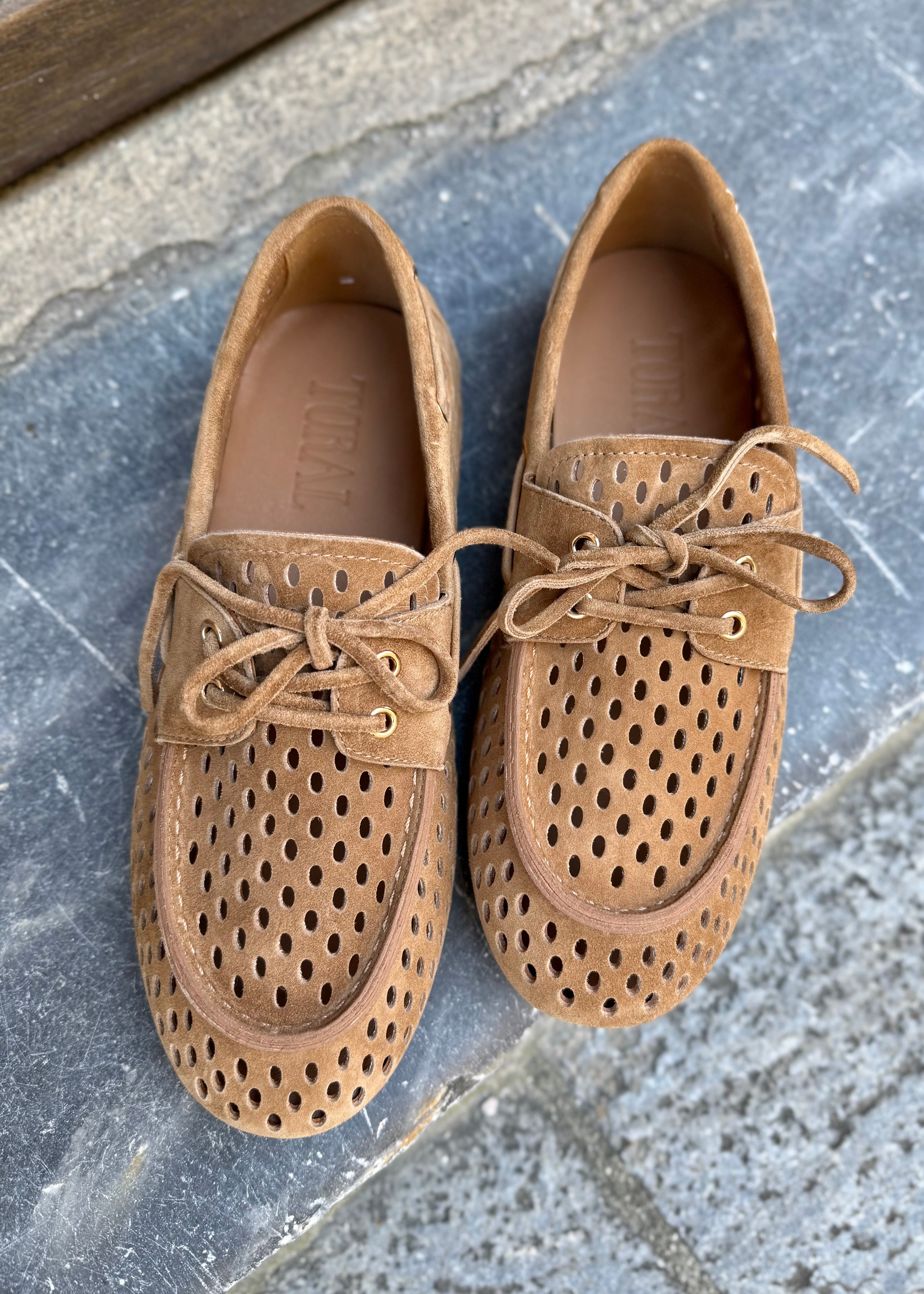 Mocassins Toral Karmel suède camel Toral