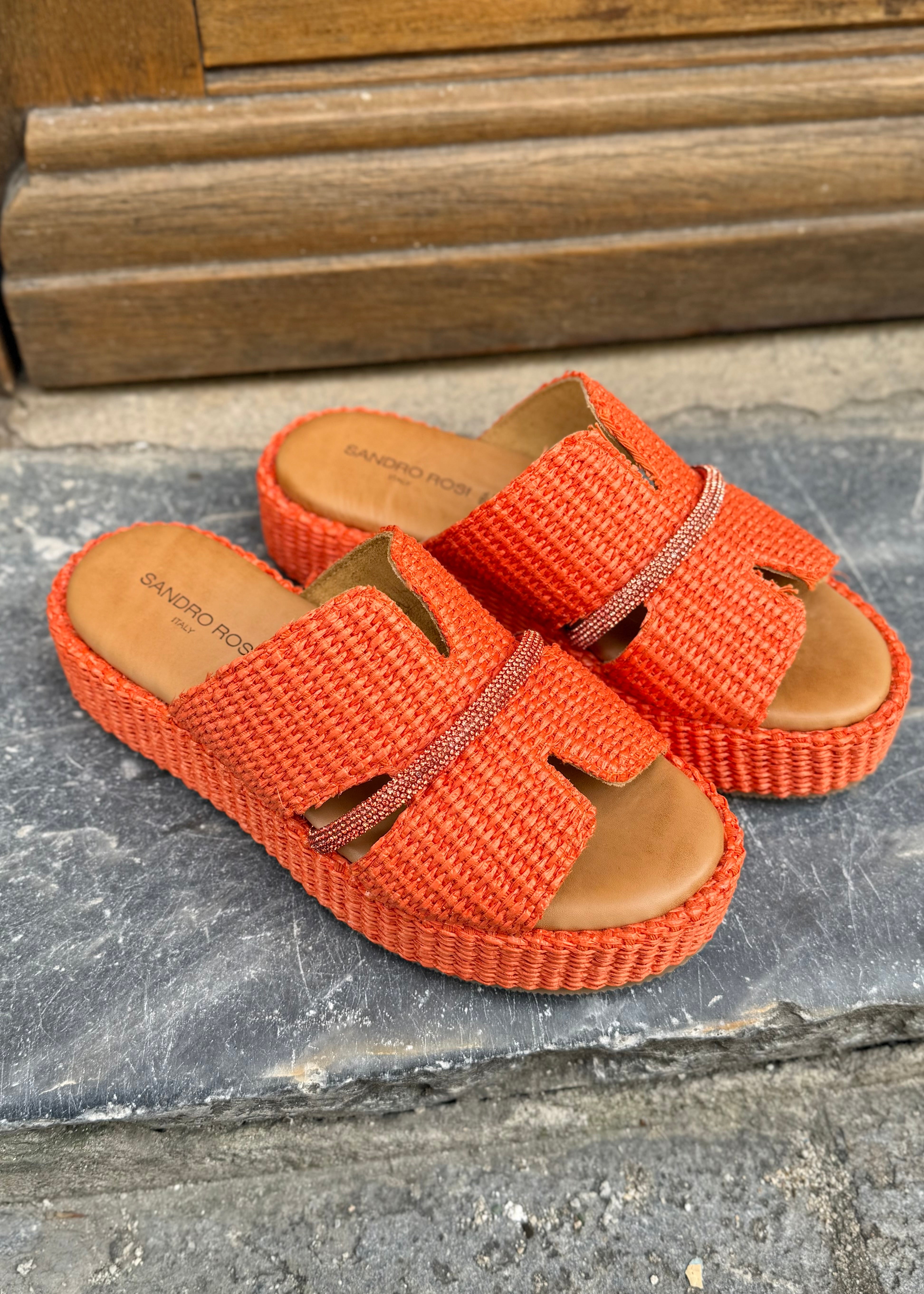 Mules plateformes Sandro Rosi Arancio Sandro Rosi