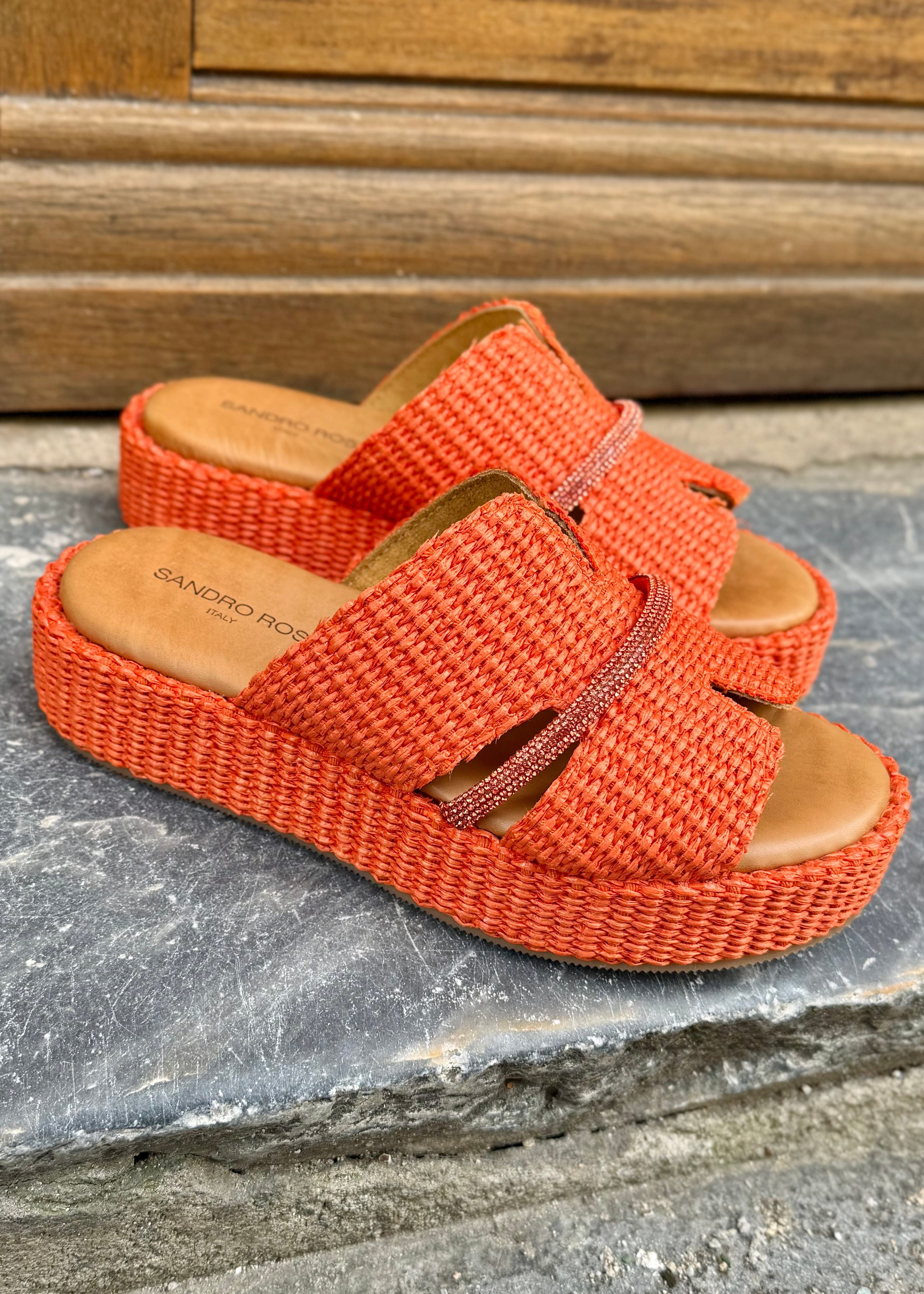 Mules plateformes Sandro Rosi Arancio Sandro Rosi