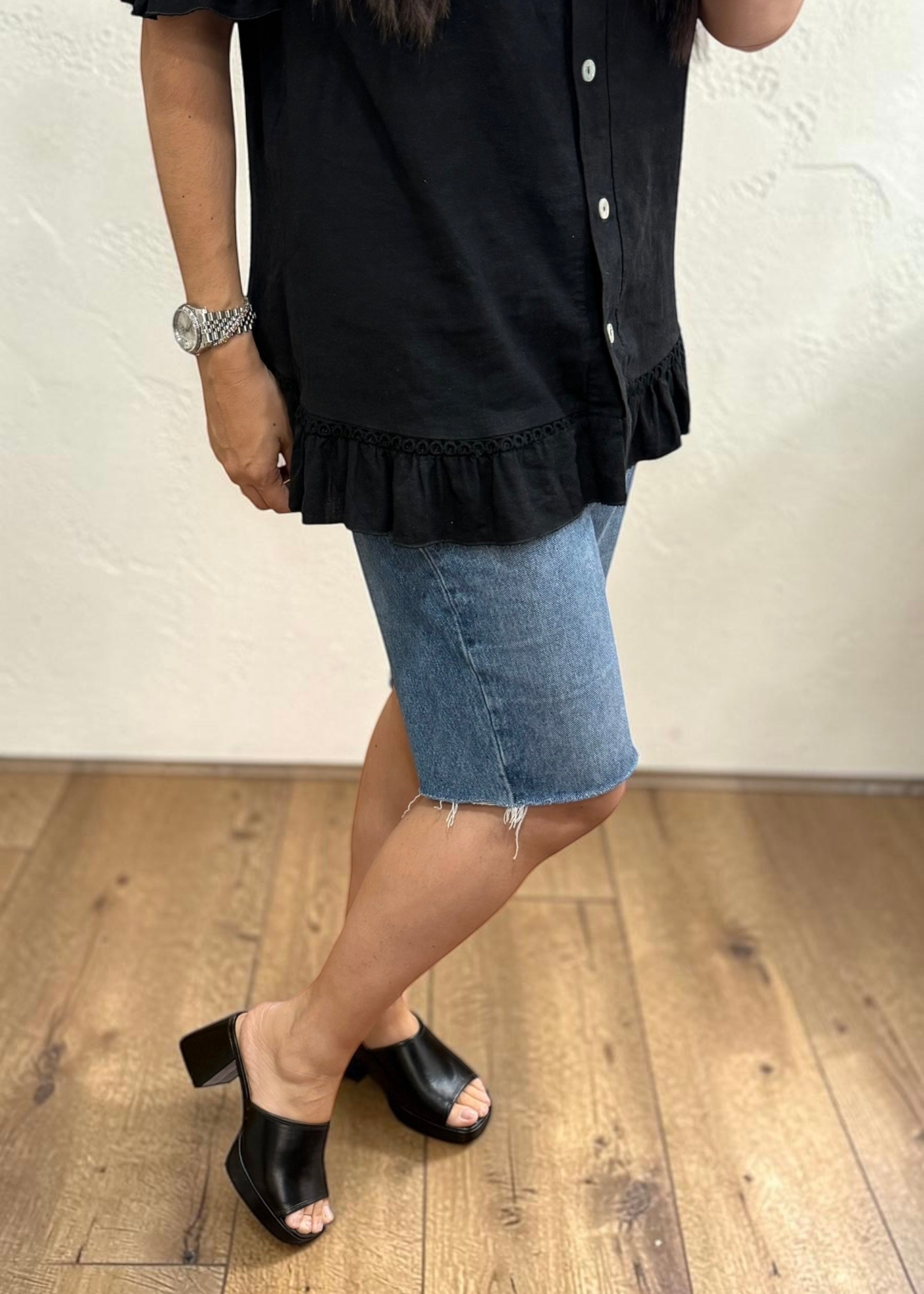 Mules à talons Marylin Noir