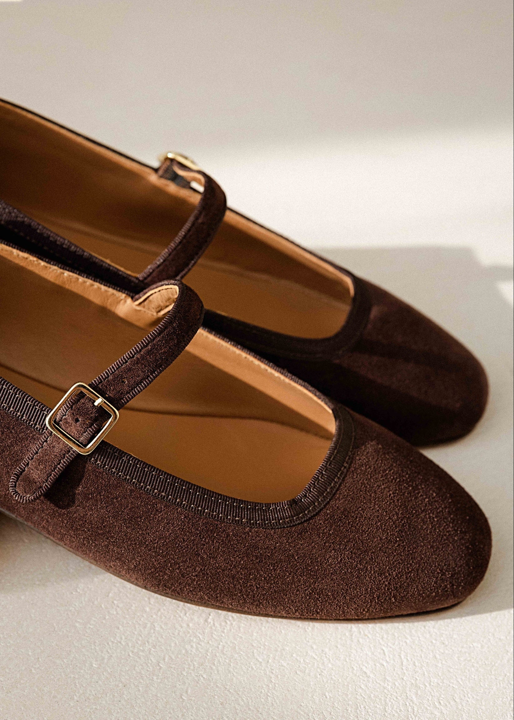 Ballerines Bobbies Nova marron truffé Bobbies