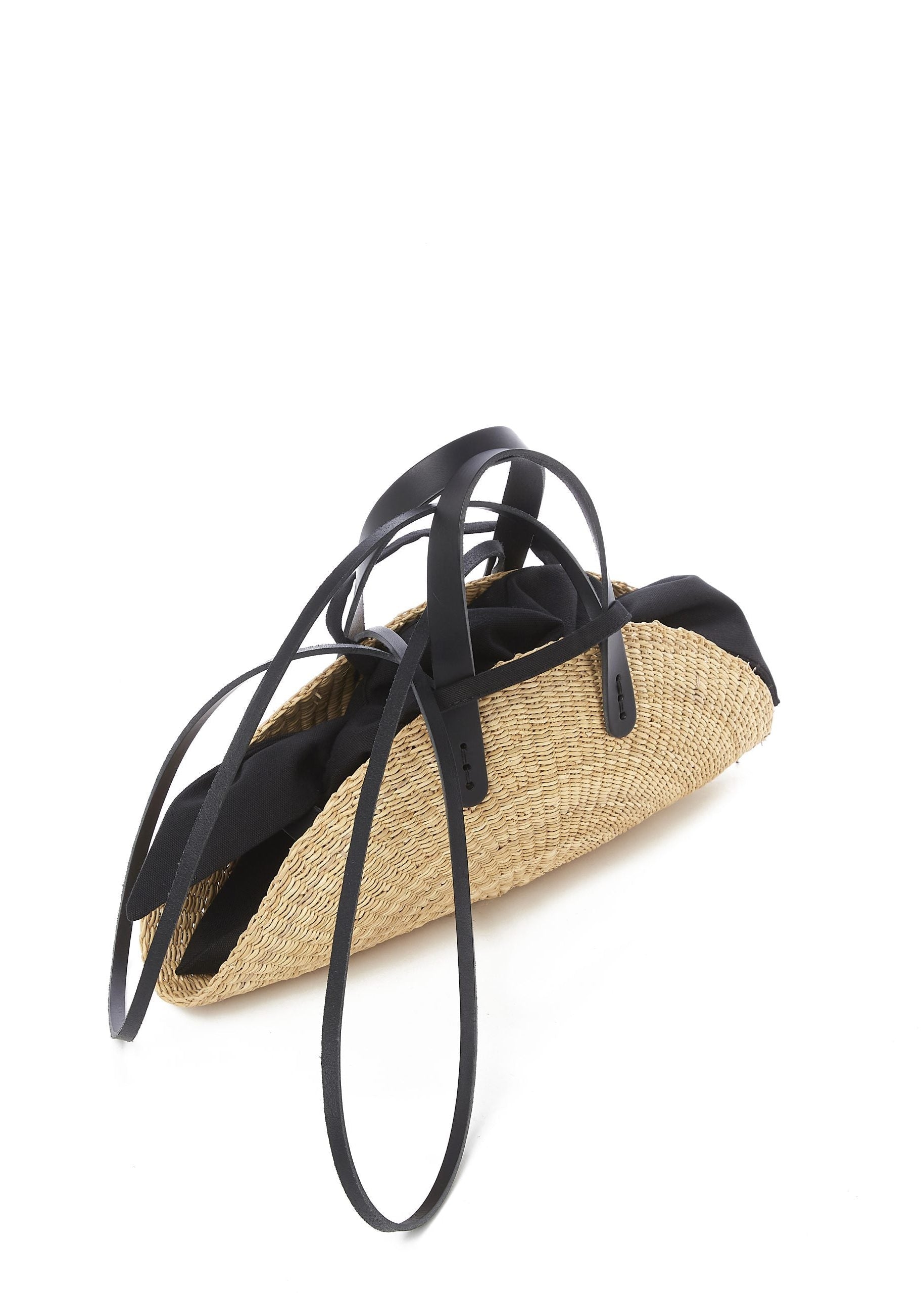Panier Muuñ Bimba - Natural - Black Handles Muuñ