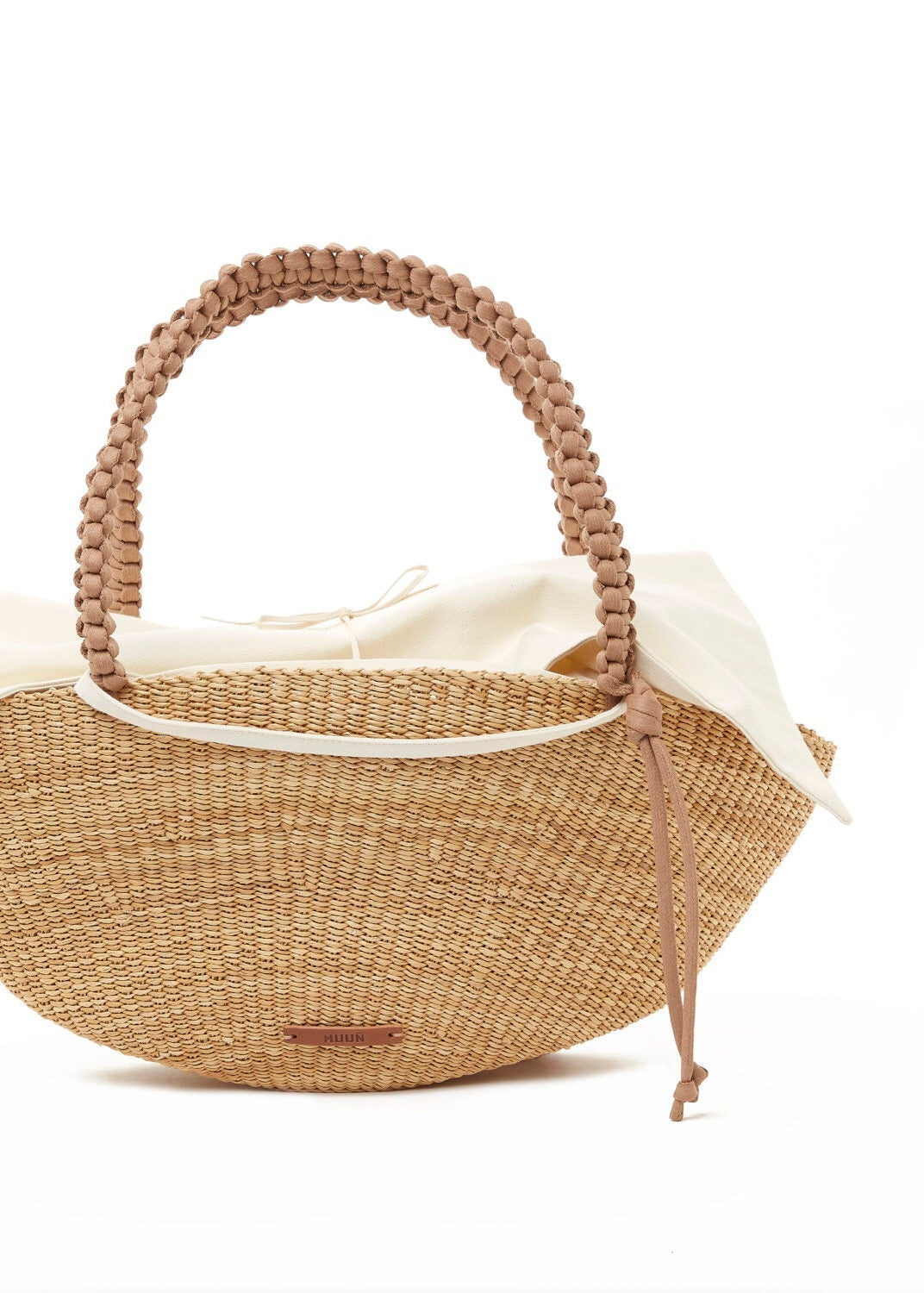 Panier Muuñ Shell - beige coton handles Muun