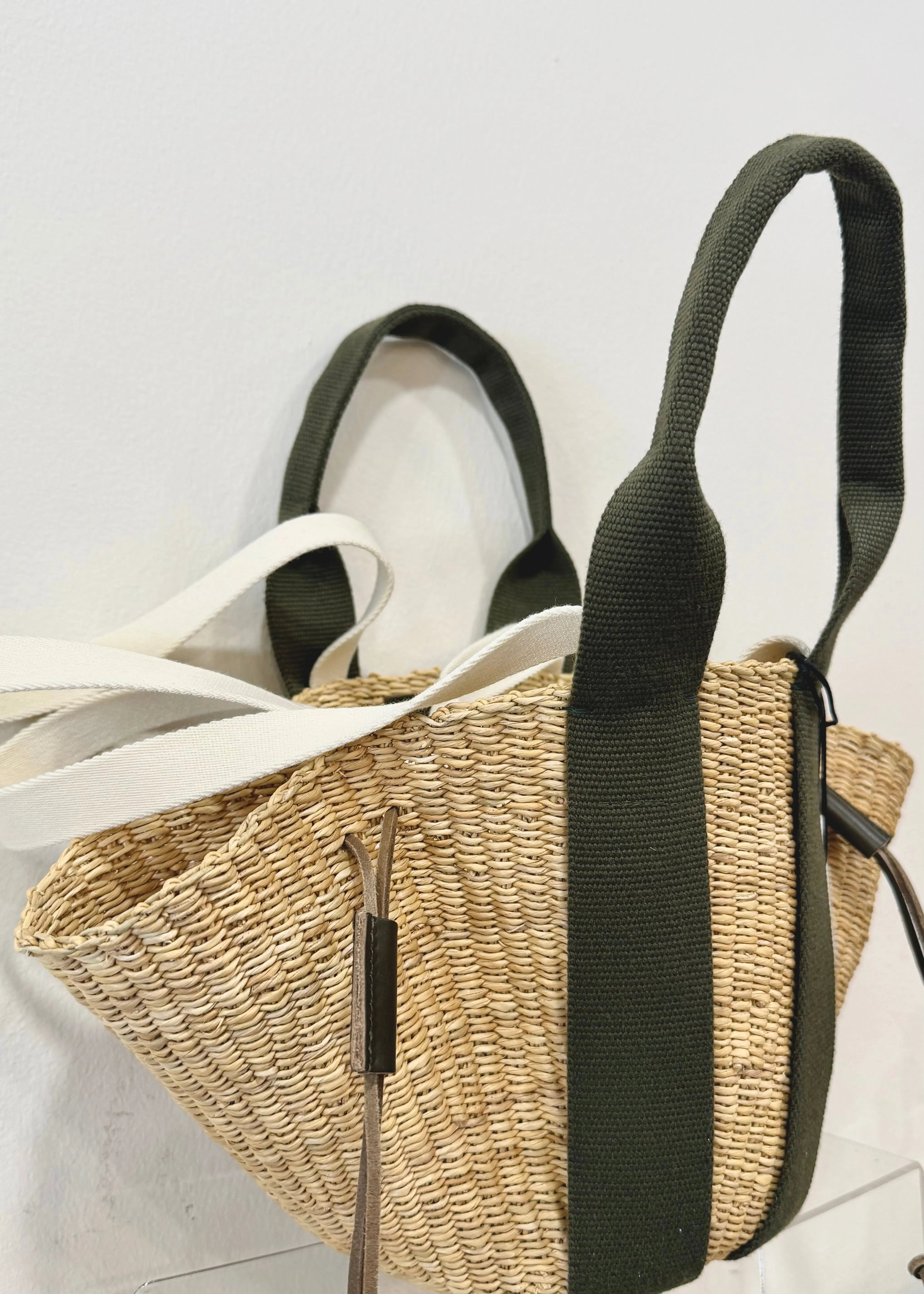 Panier Muuñ mini So - Natural - Kaki Handles Muuñ