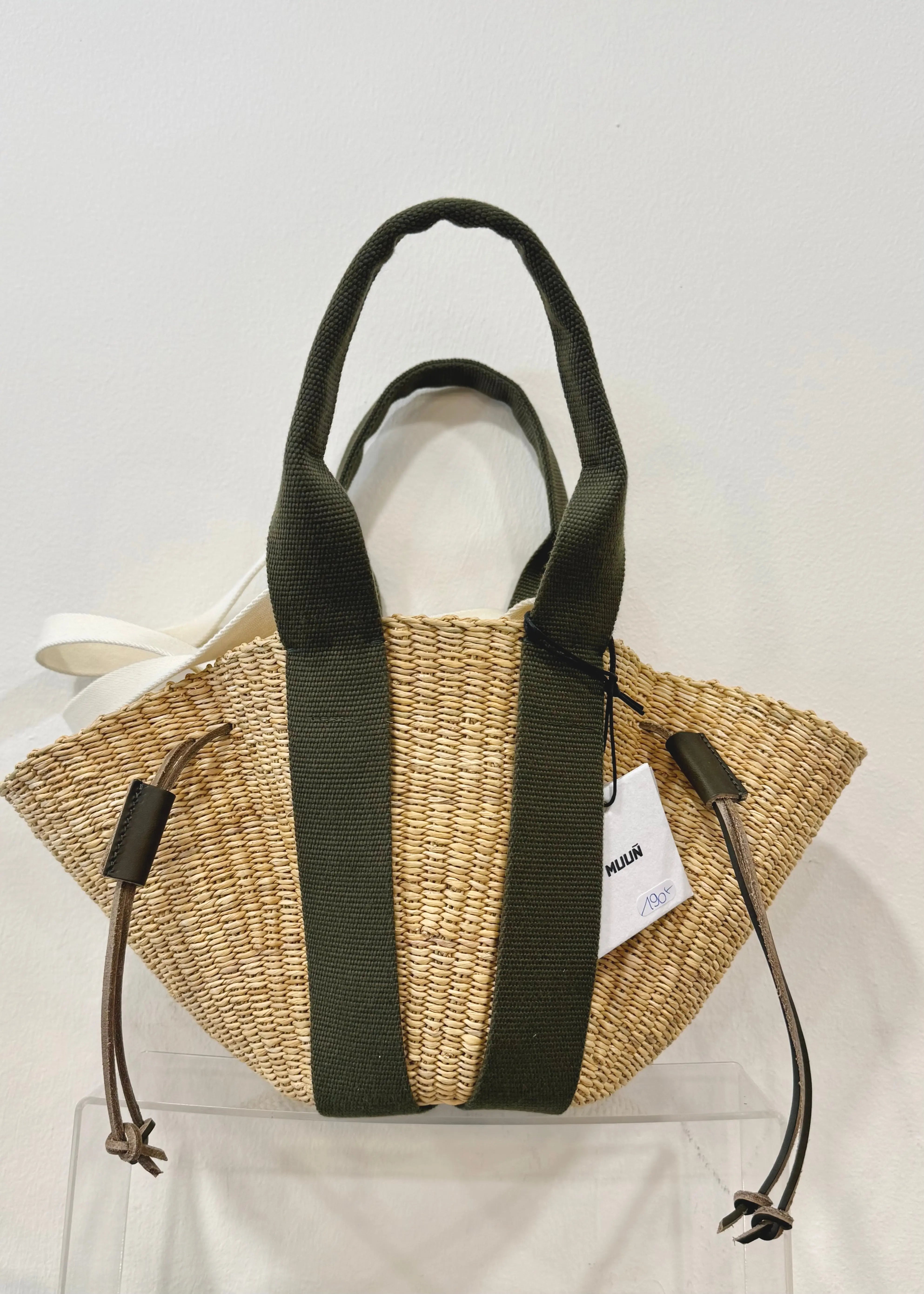 Panier Muuñ mini So - Natural - Kaki Handles Muuñ