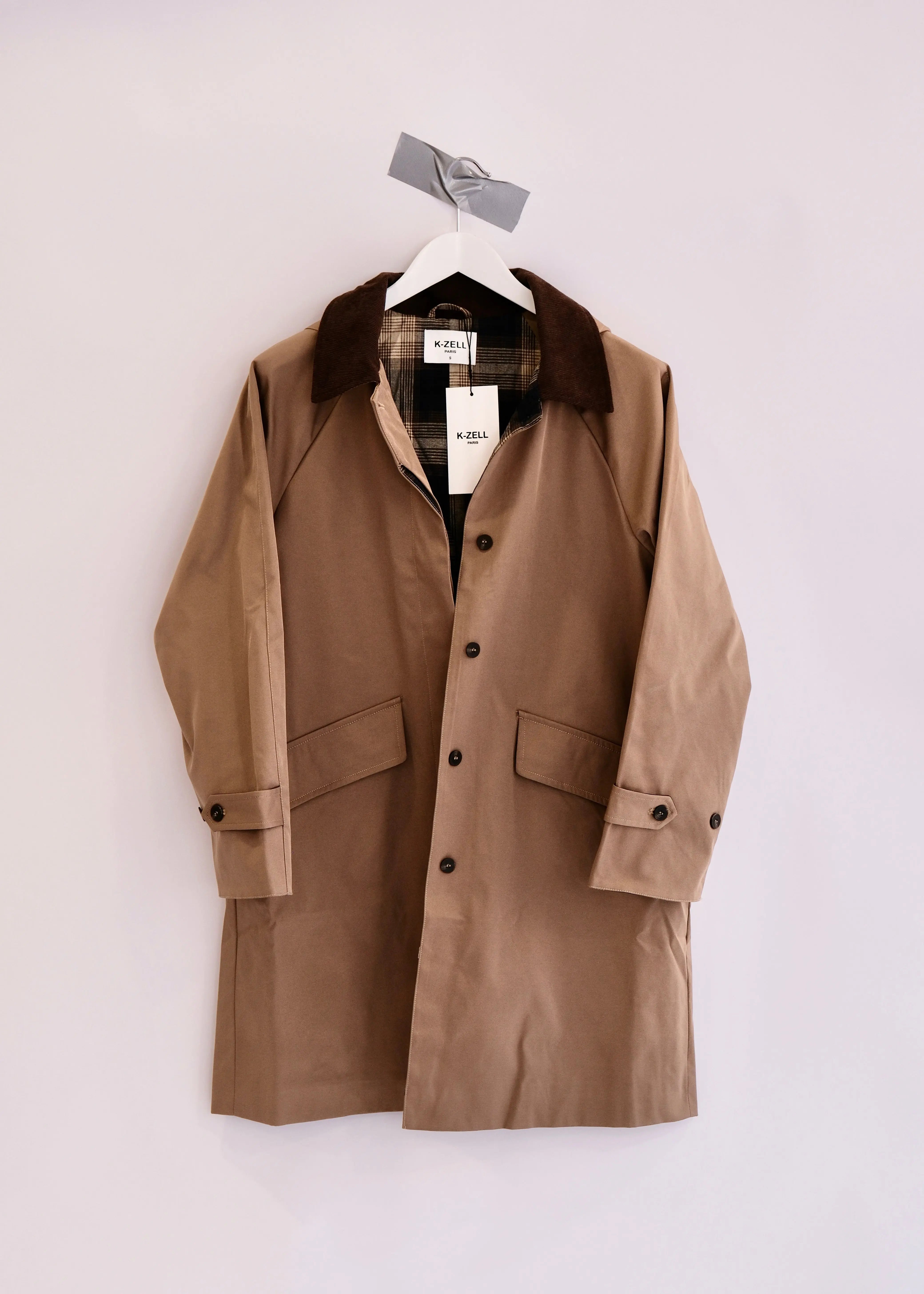Parka oversized LOLA camel L'adresse Corte