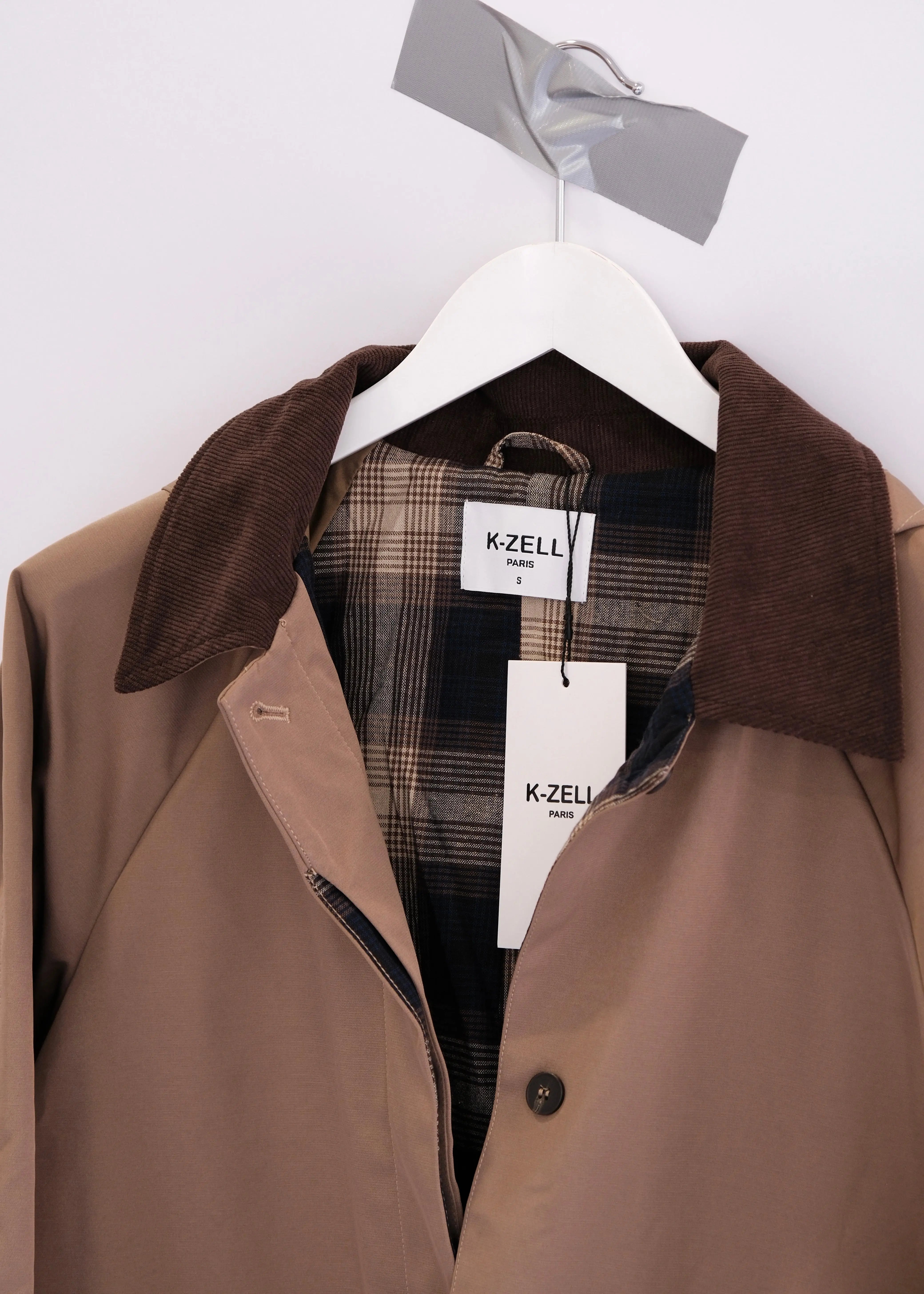 Parka oversized LOLA camel L'adresse Corte