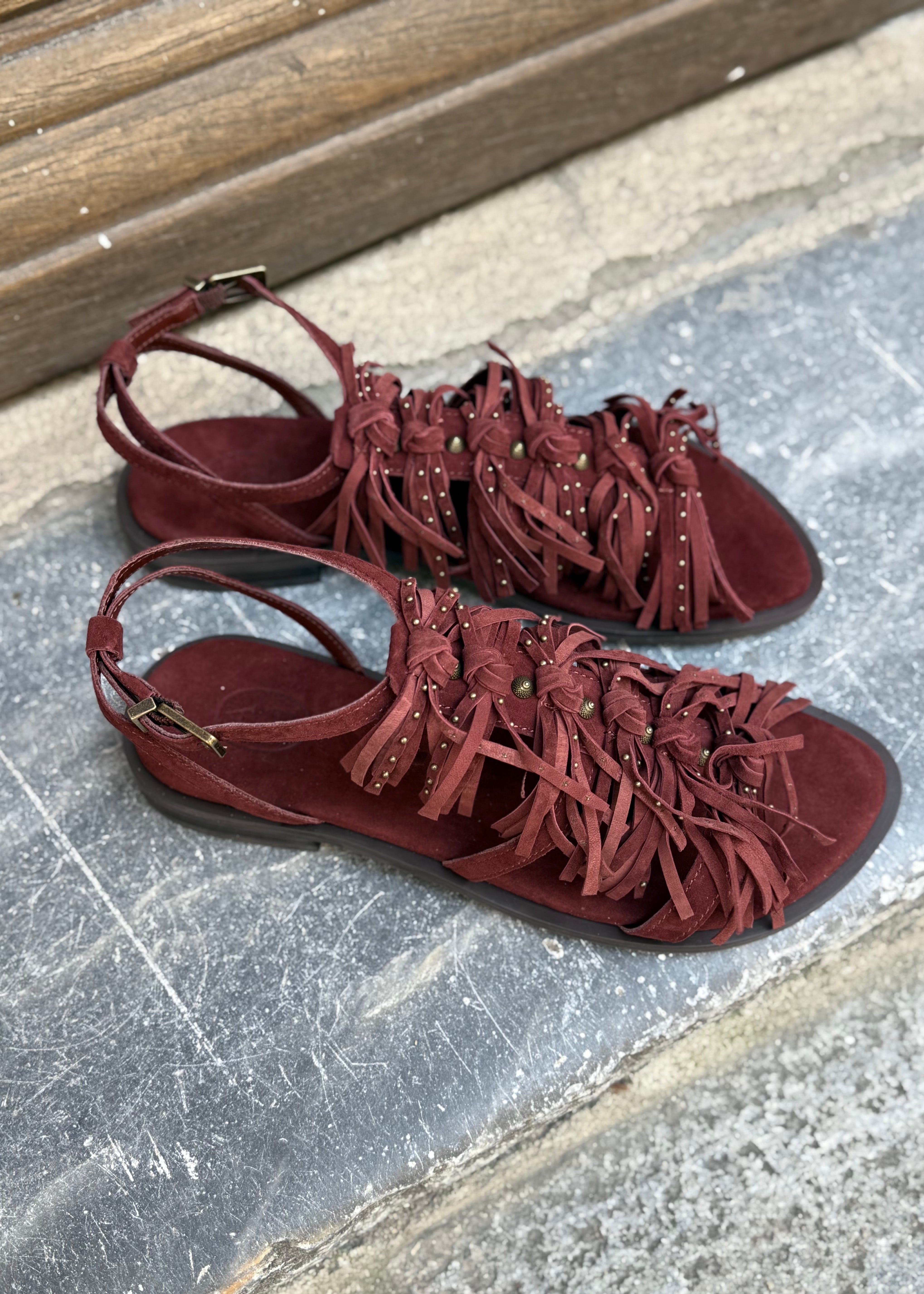 Sandales Ash Panic Marsala fringes Ash