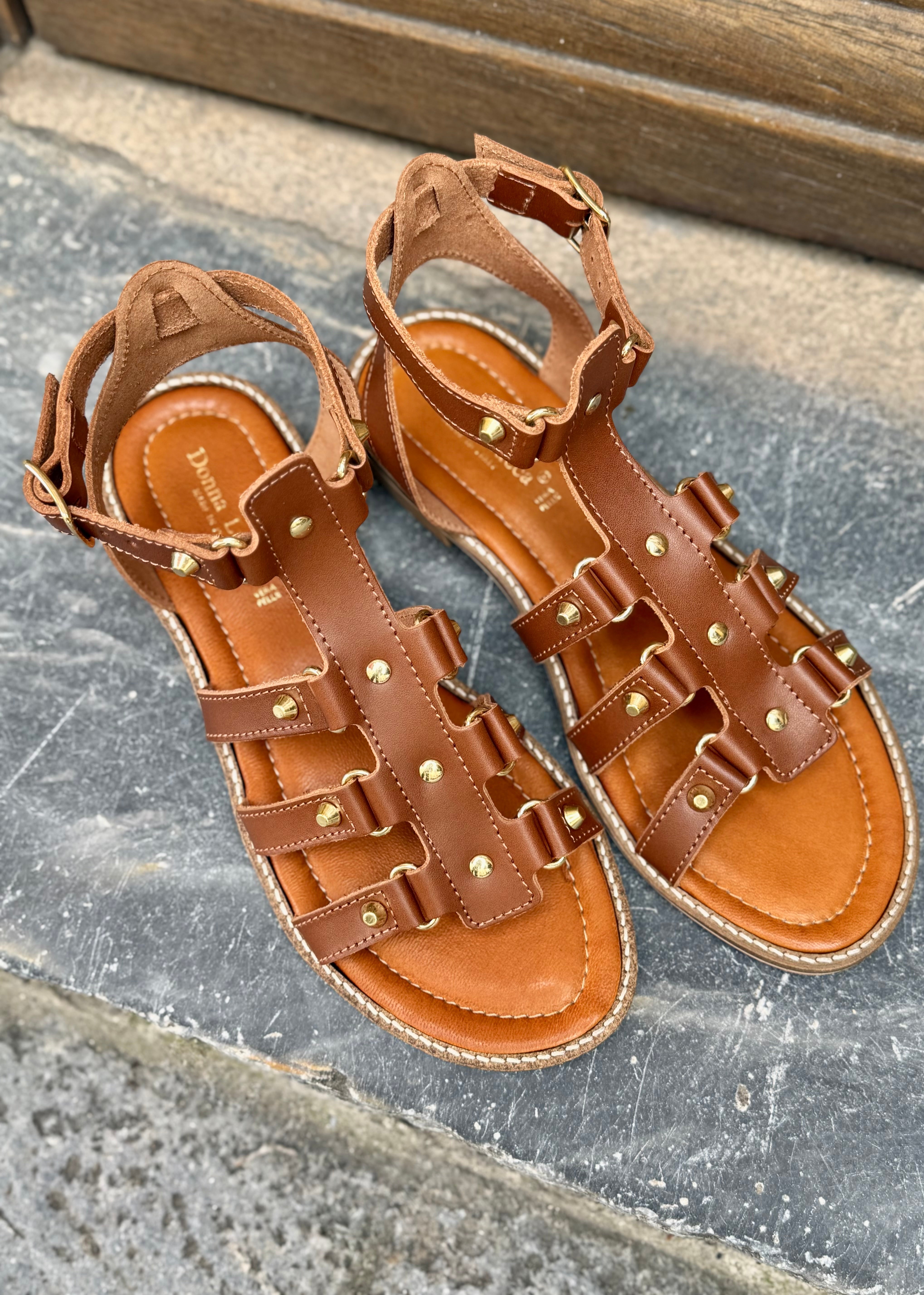 Sandales Donna Lucca 1815 Cognac Donna Lucca