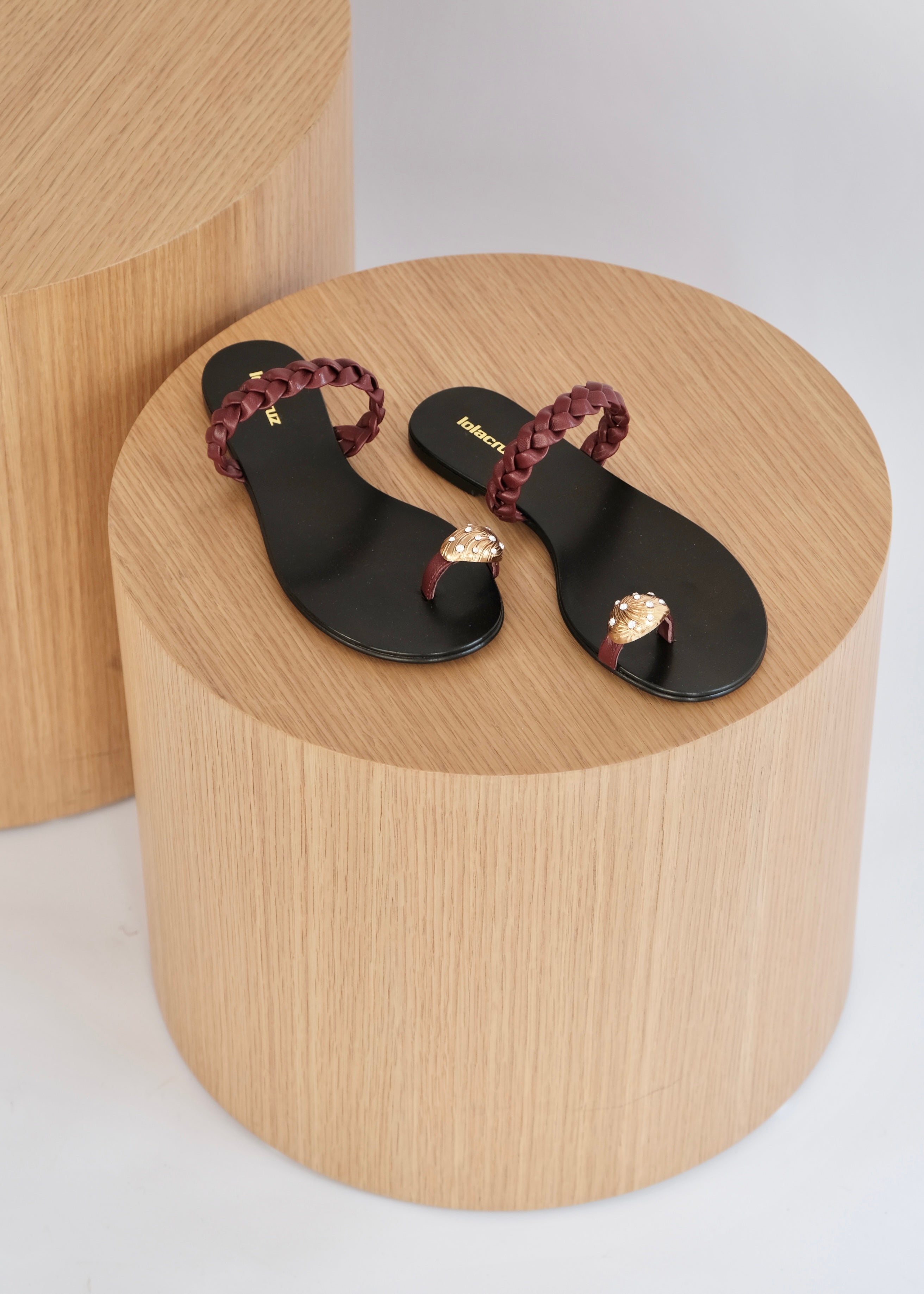 Sandales Lola Cruz Mona Bordeaux Lola Cruz