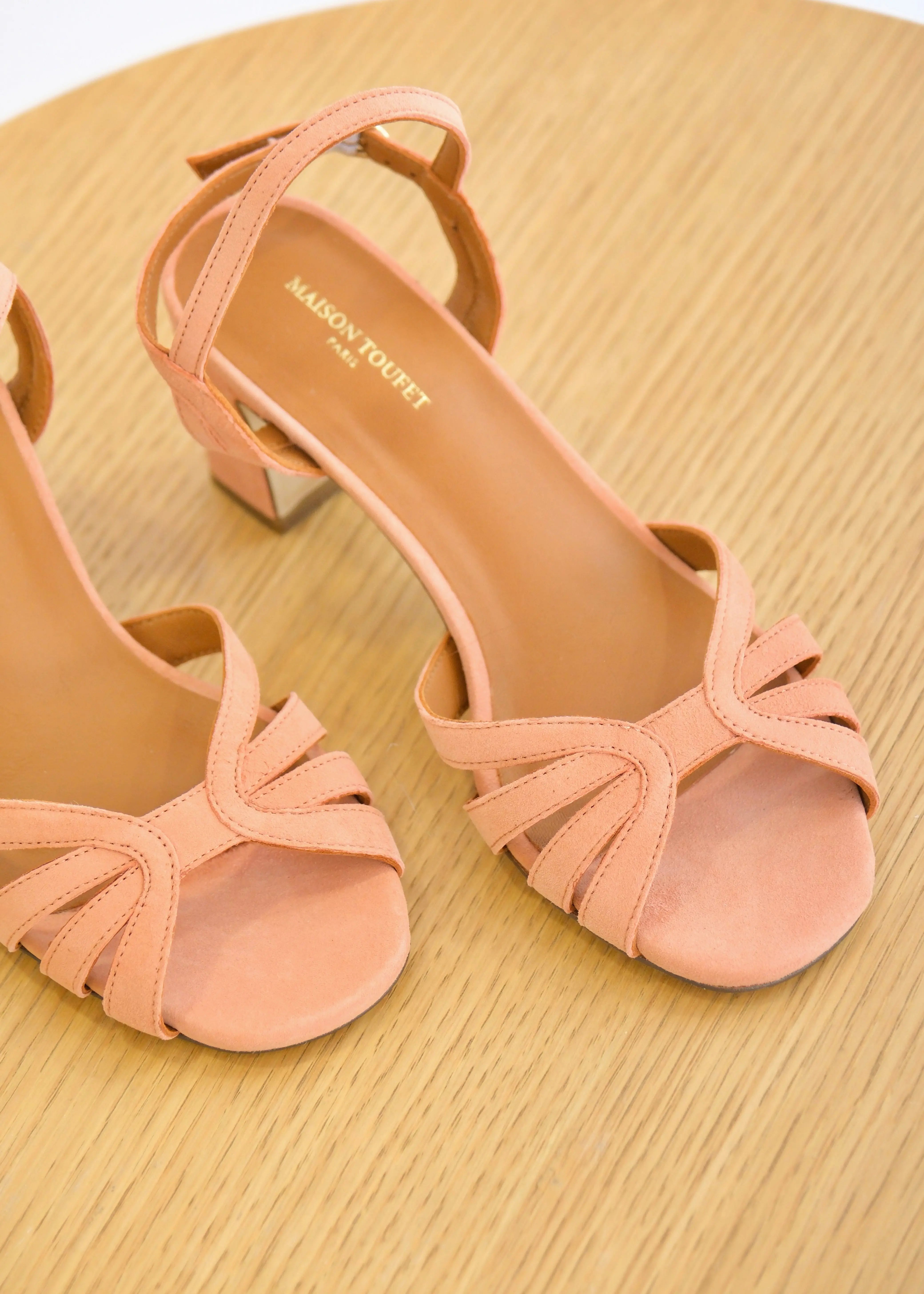 Sandales Maison Toufet Viviane Rose Maison Toufet