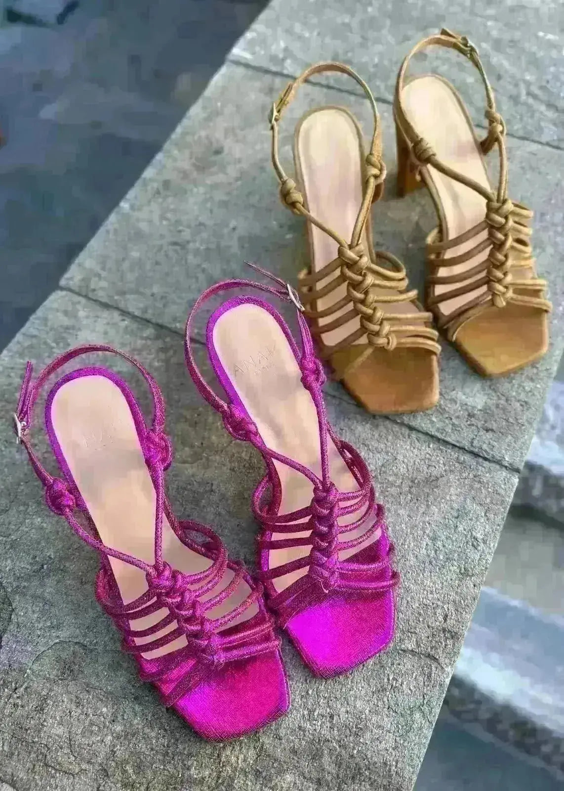 Sandales à talons Anaki Paris Meryl Camel Anaki Paris