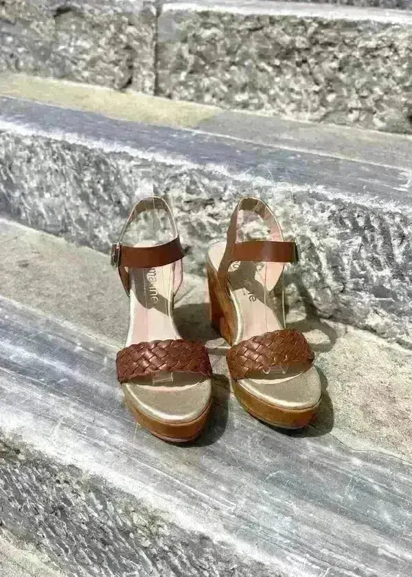 Sandales compensées Romanne 1423 Cuero Romanne