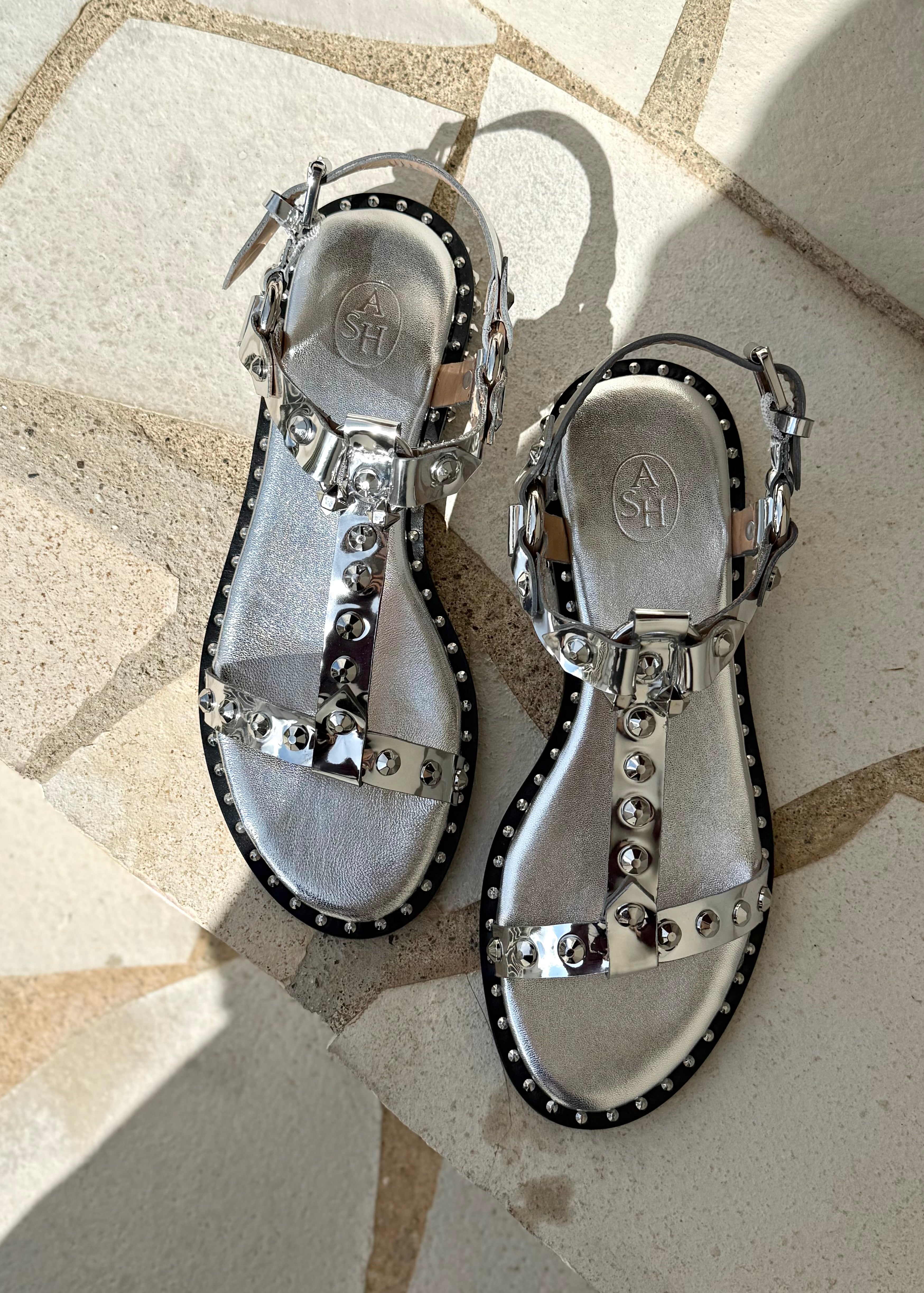 Sandales Ash Patsy Mirror Silver