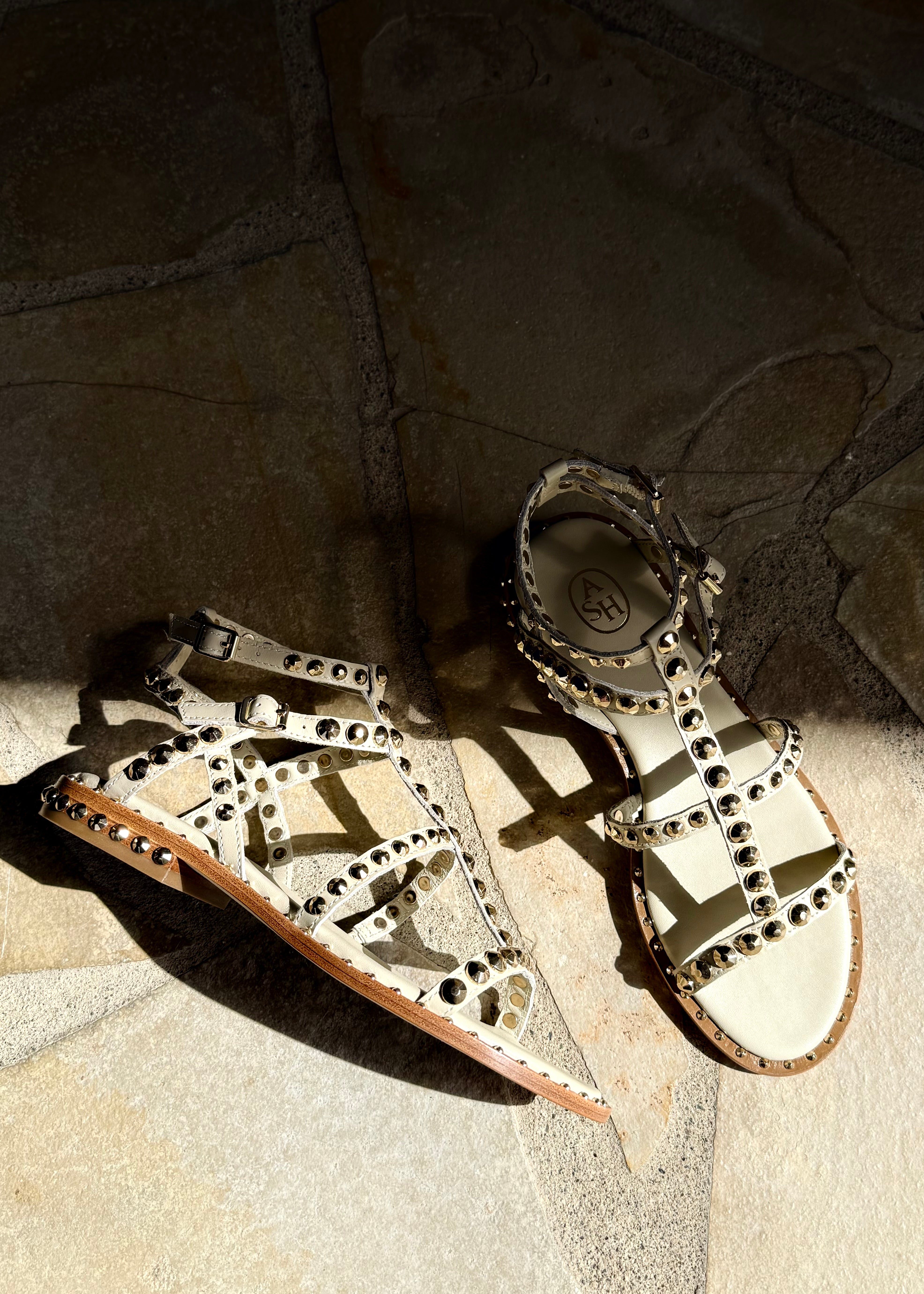 Sandales Ash Precious Black Talc