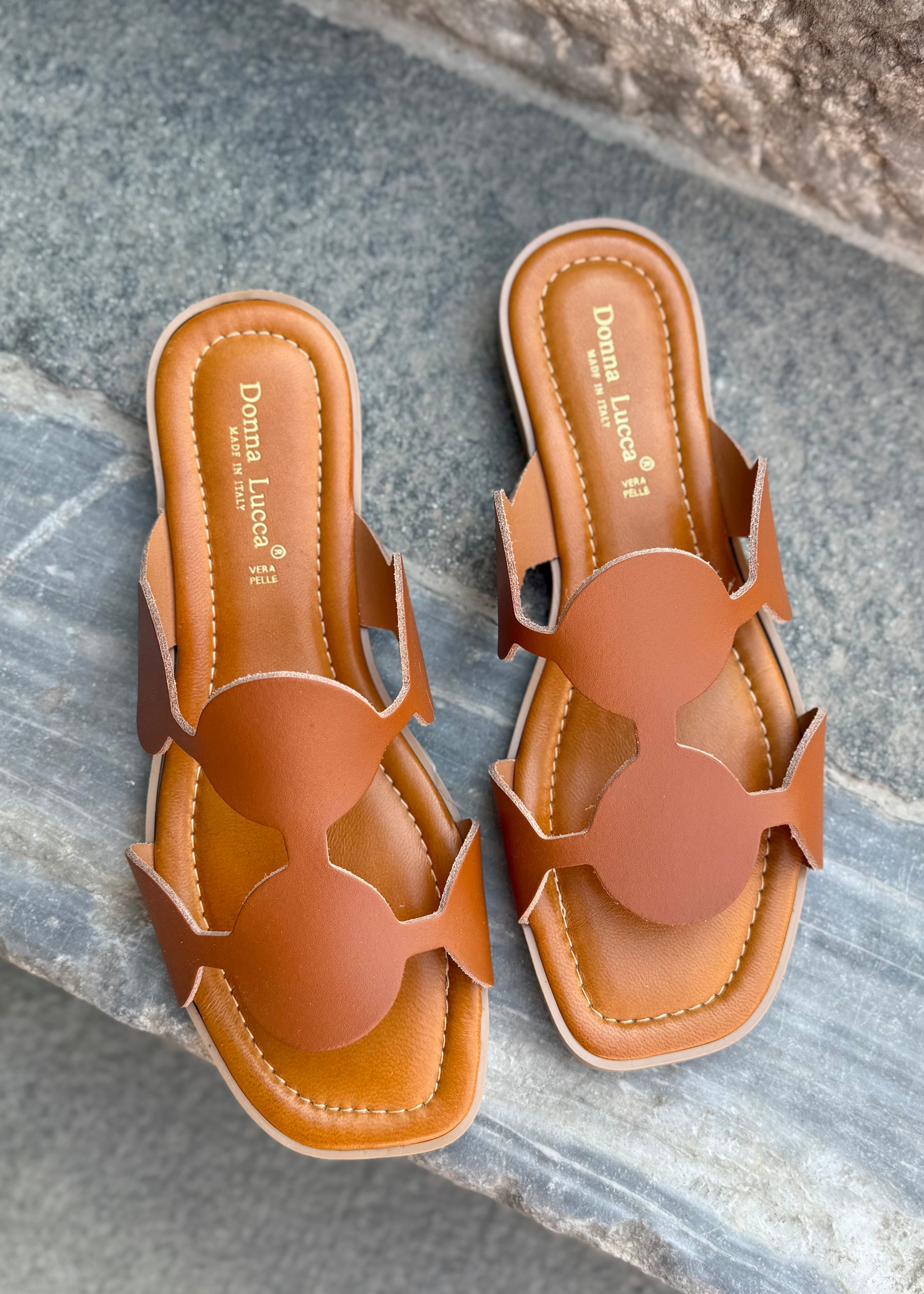 Sandales Donna Lucca 1739 Cognac