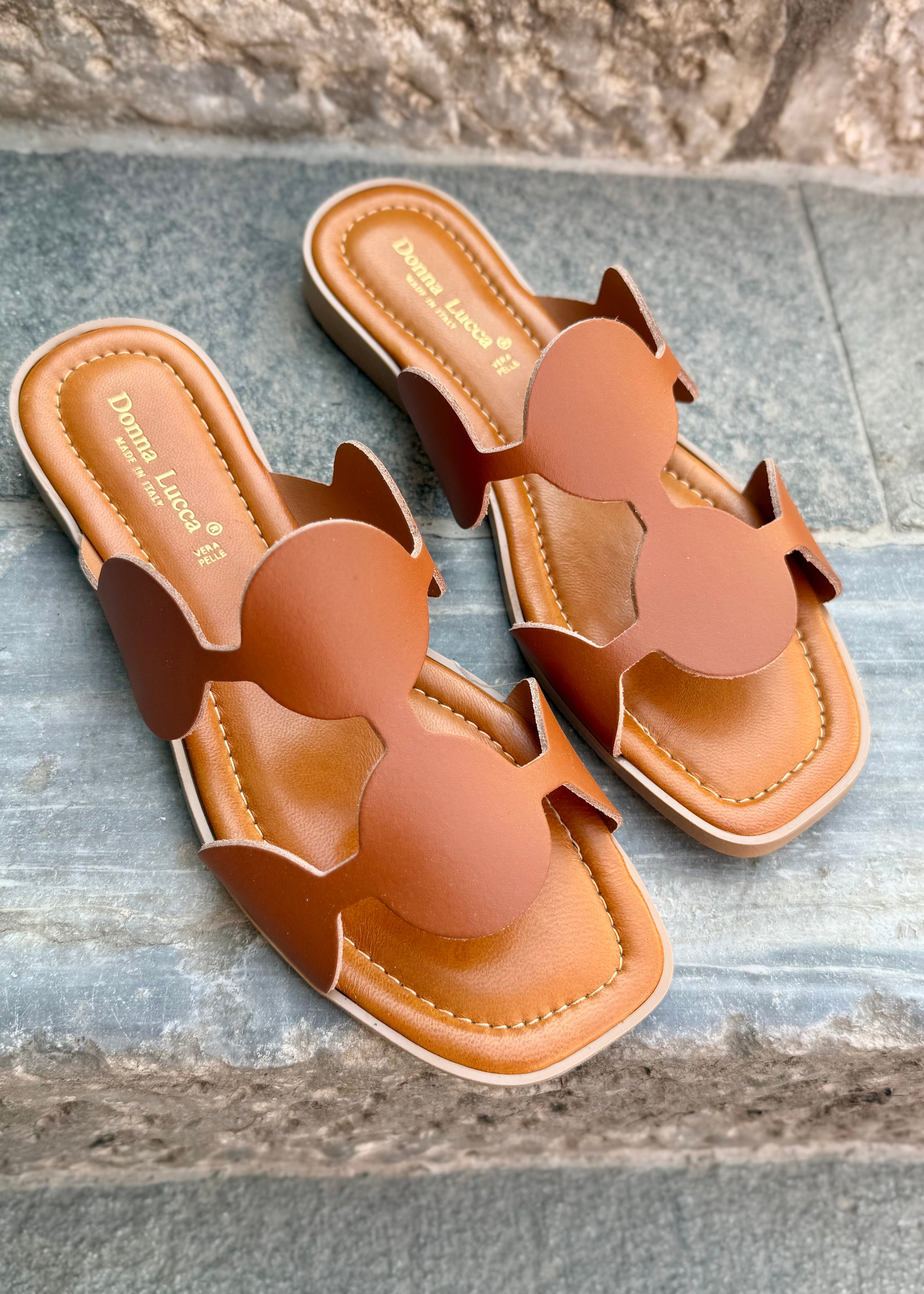 Sandales Donna Lucca 1739 Cognac