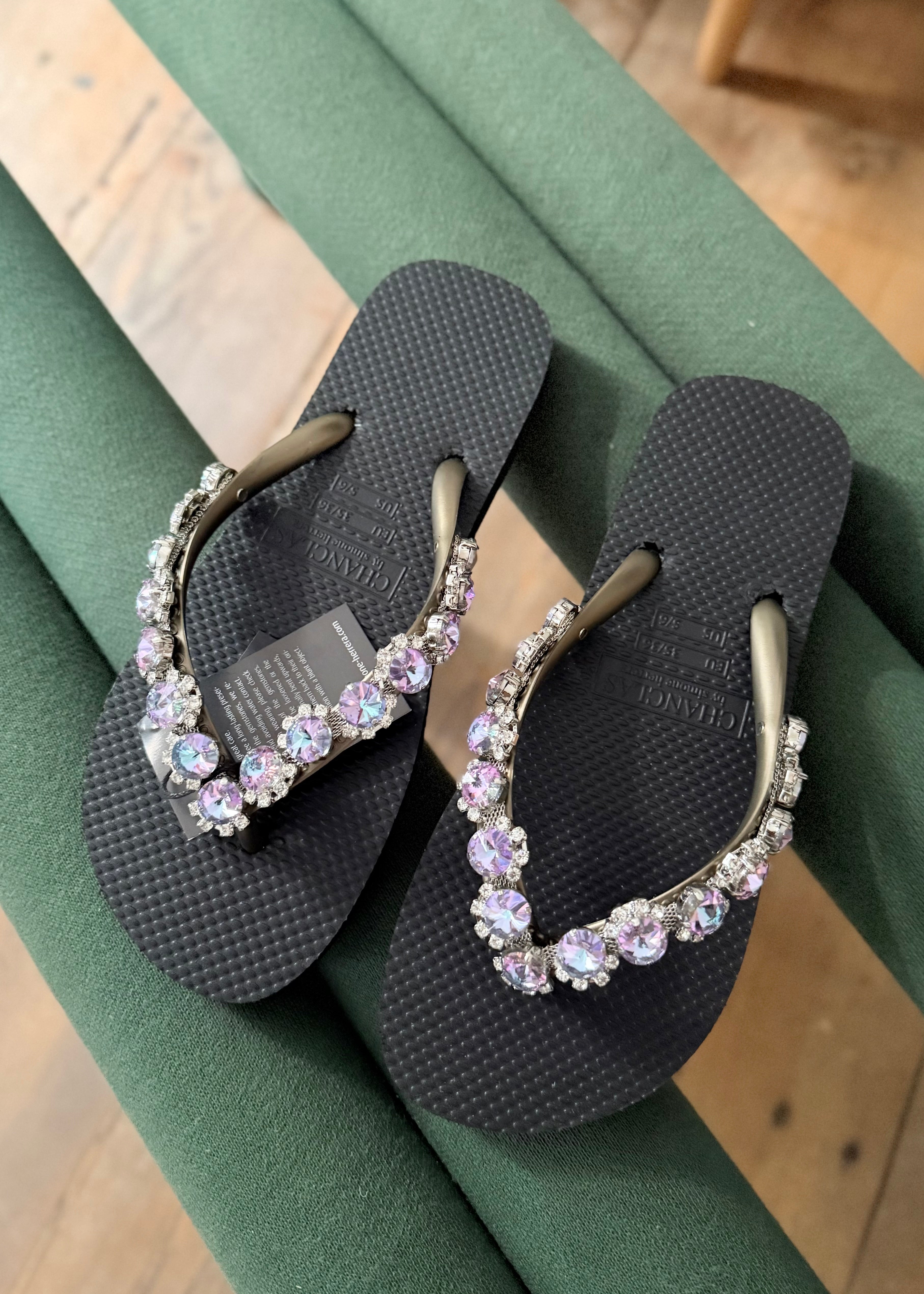 Tongs Chanclas Allegra Noir Chanclas by Simone Herrera