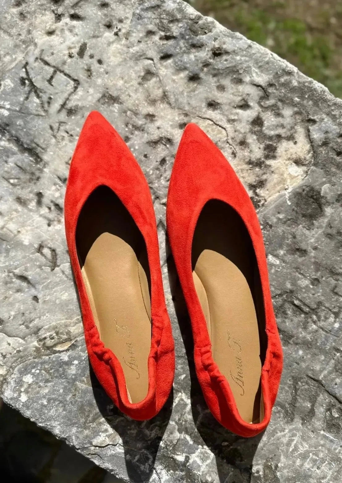 Ballerines Anna F. 1403 Arancio - L&#39;adresse Corte