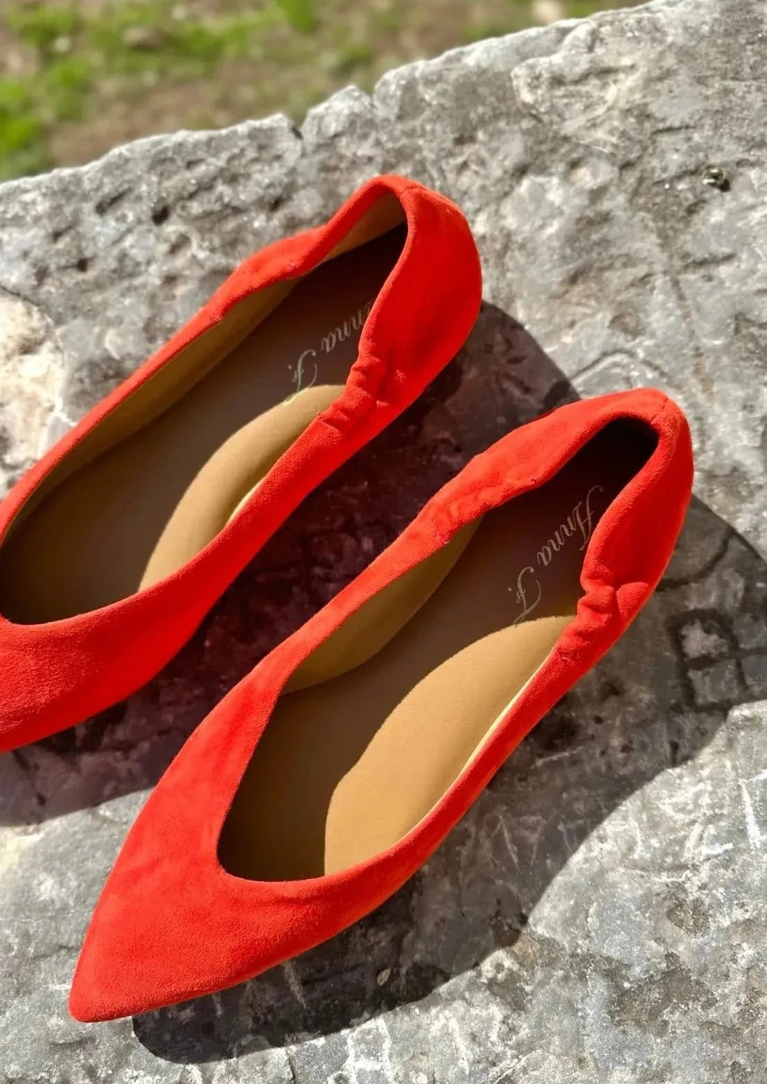 Ballerines Anna F. 1403 Arancio - L'adresse Corte