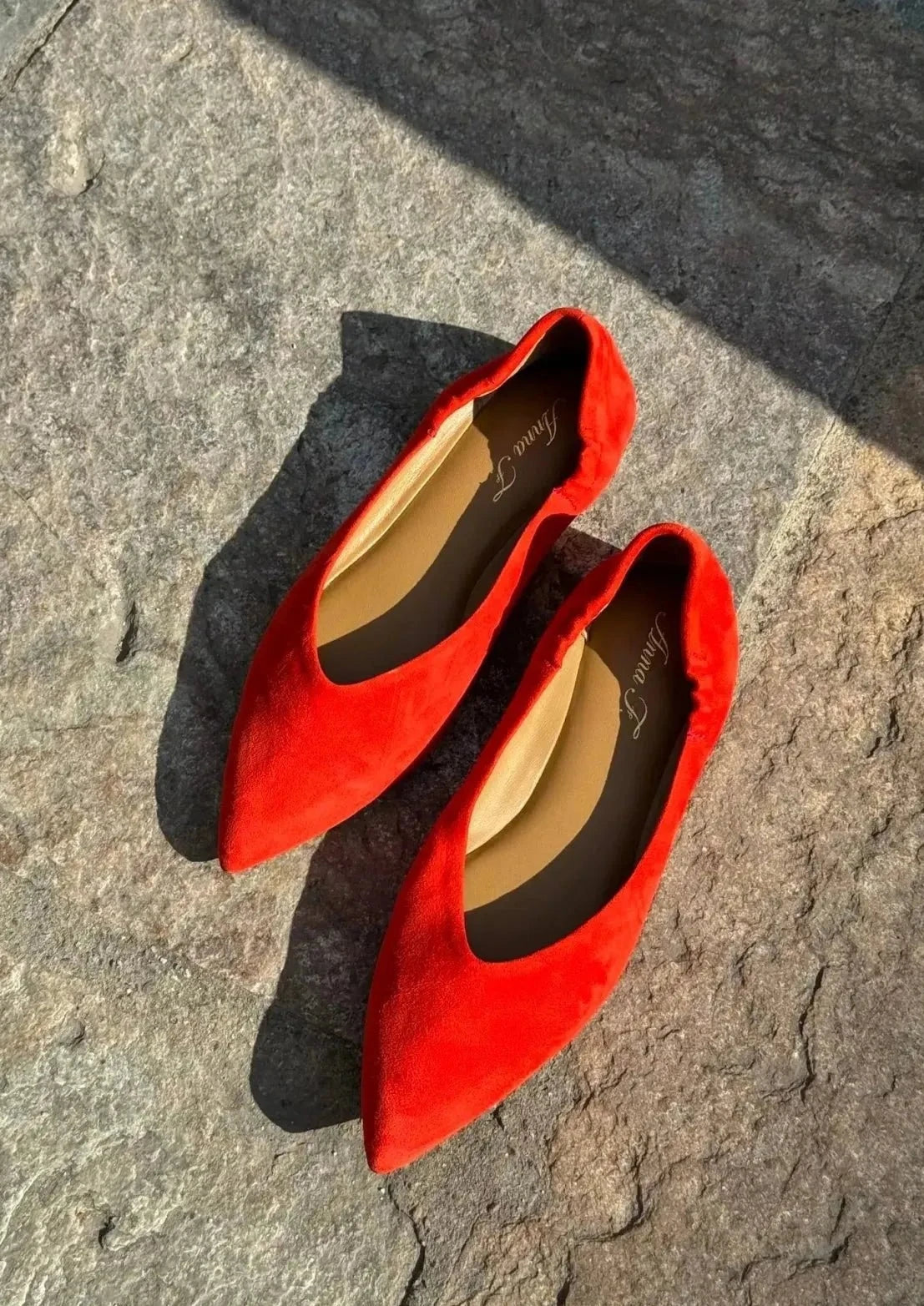 Ballerines Anna F. 1403 Arancio - L'adresse Corte